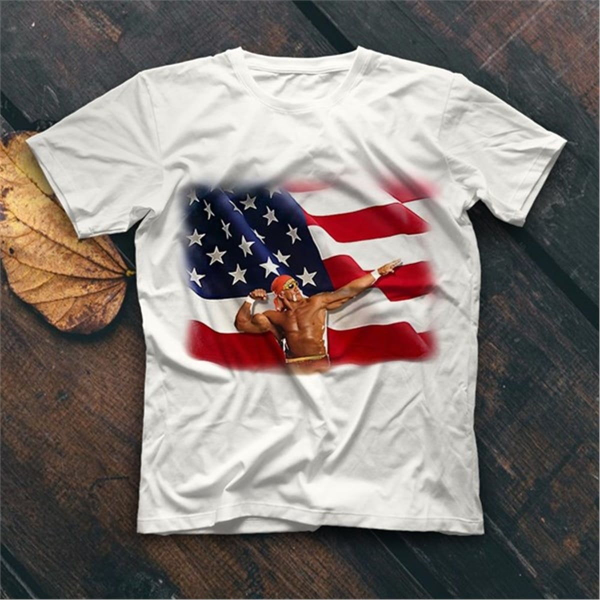 Hulk Hogan Beyaz Unisex Tişört