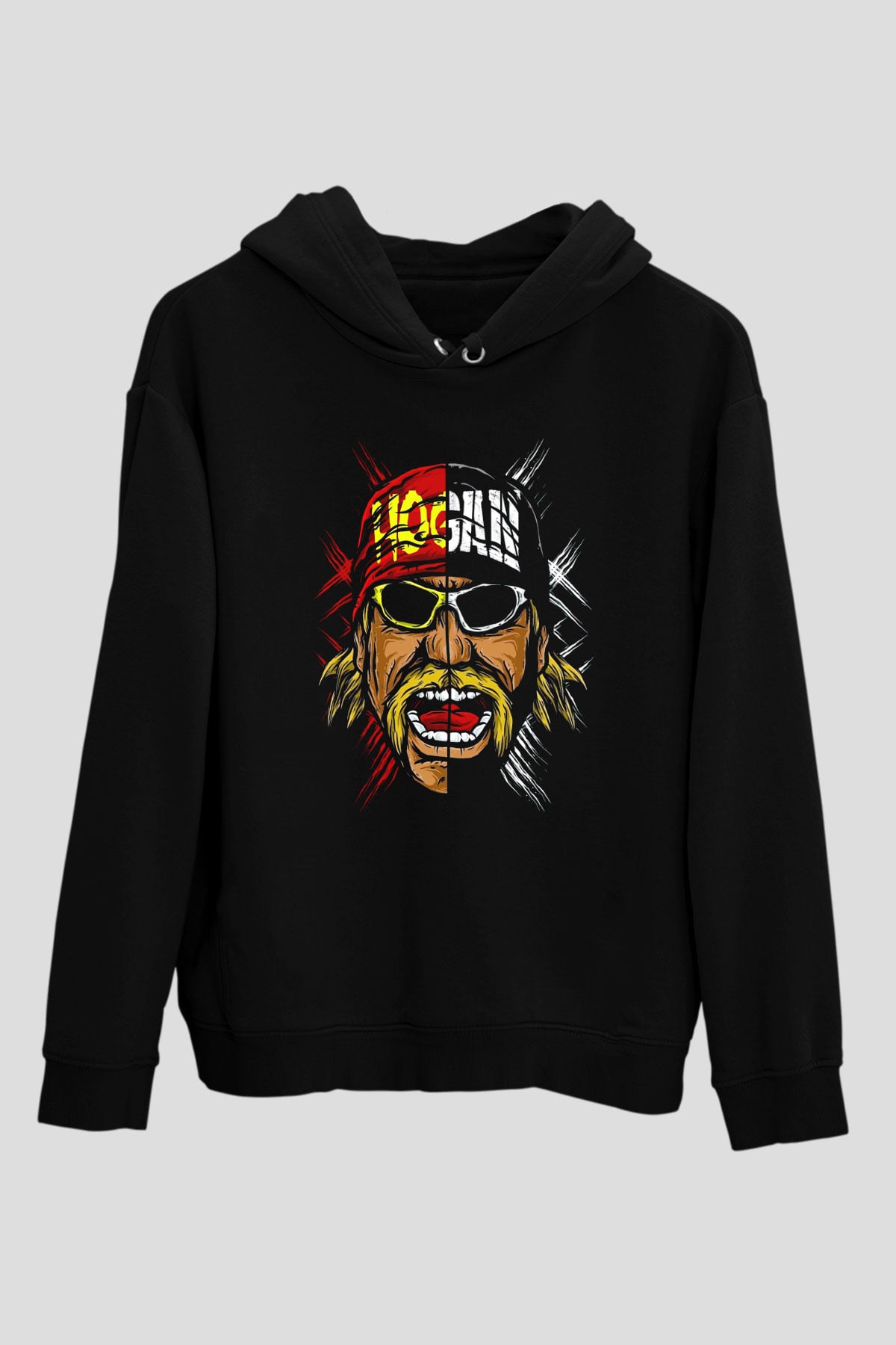 Hulk Hogan Siyah Unisex Hoodie