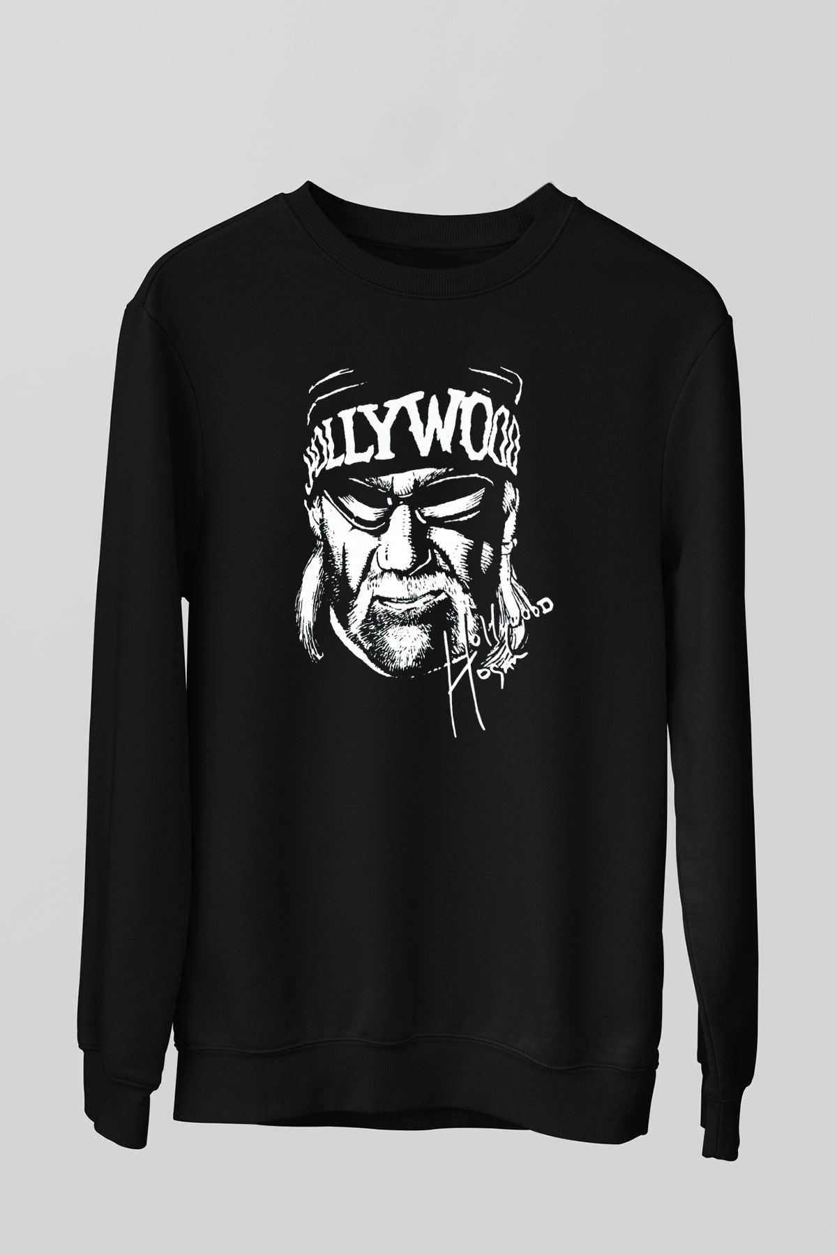 Hulk Hogan Siyah Unisex  Sweatshirt