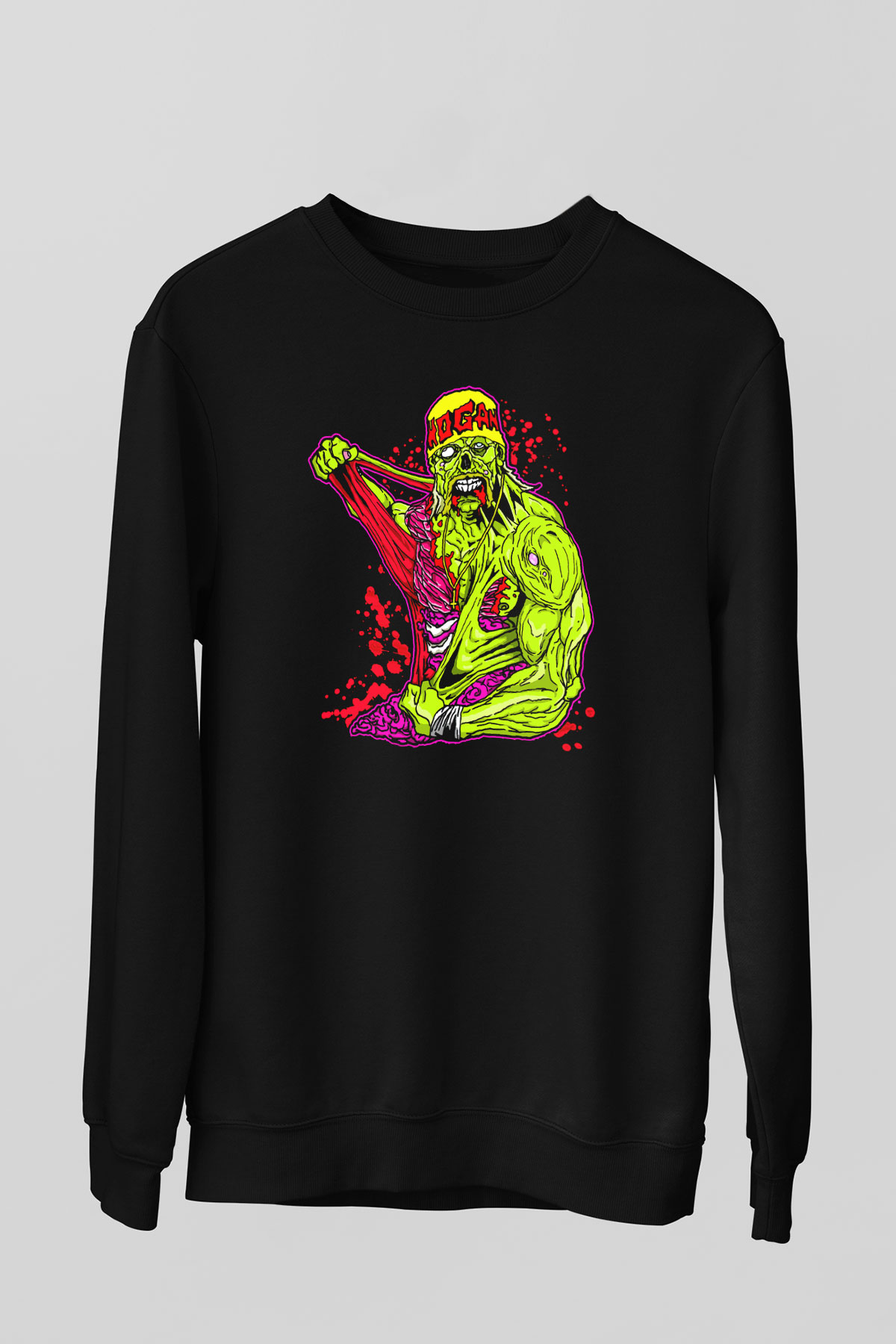 Hulk Hogan Siyah Unisex  Sweatshirt