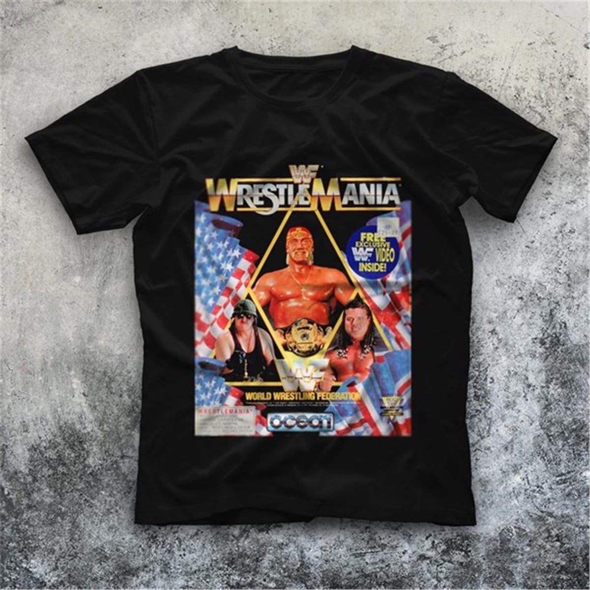Hulk Hogan Siyah Unisex Tişört