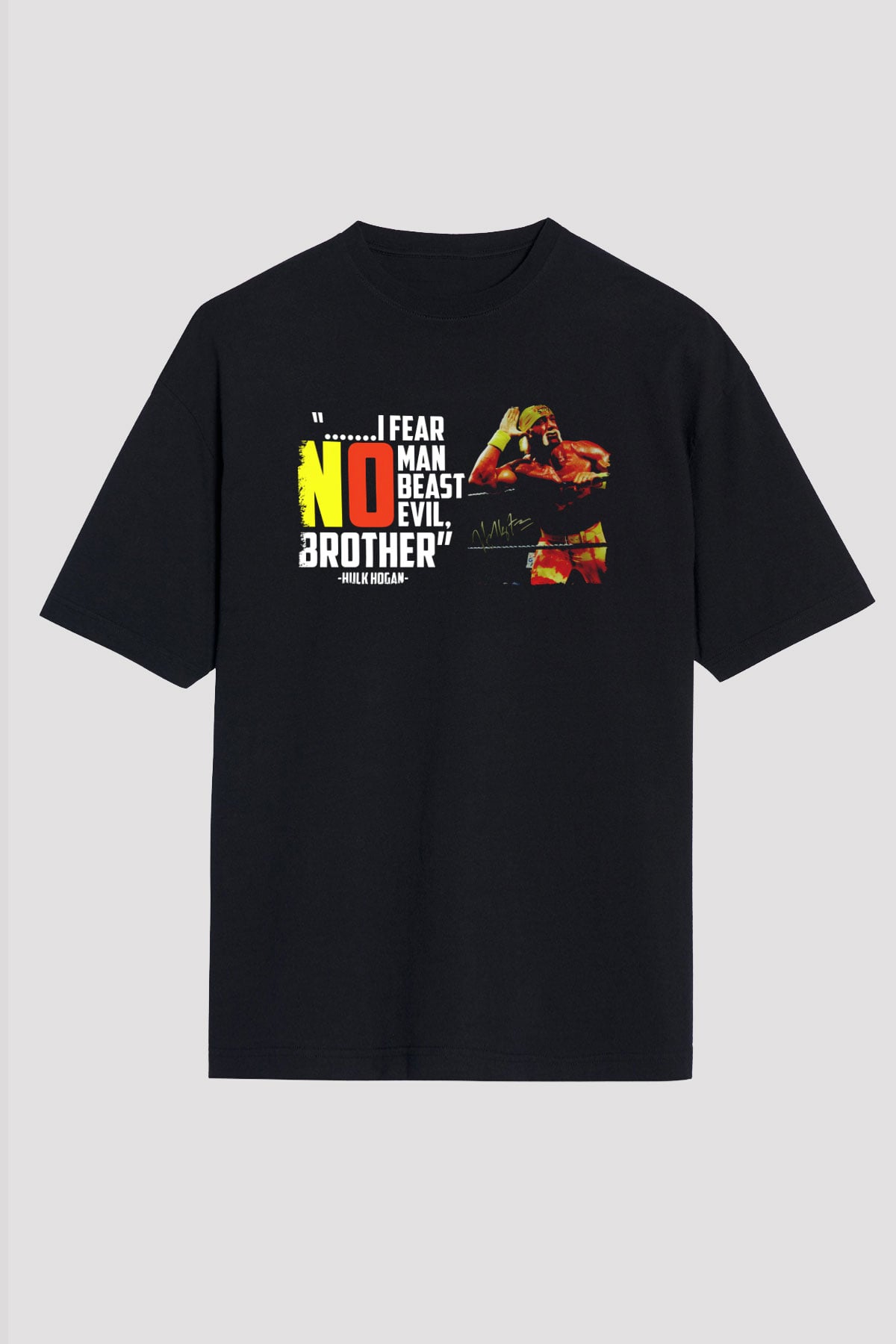 Hulk Hogan Siyah Unisex Tişört