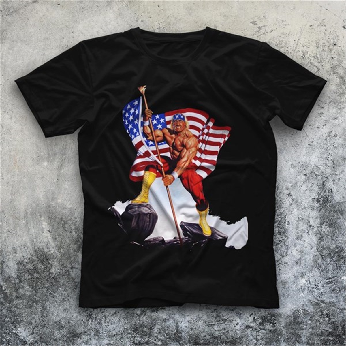 Hulk Hogan Siyah Unisex Tişört