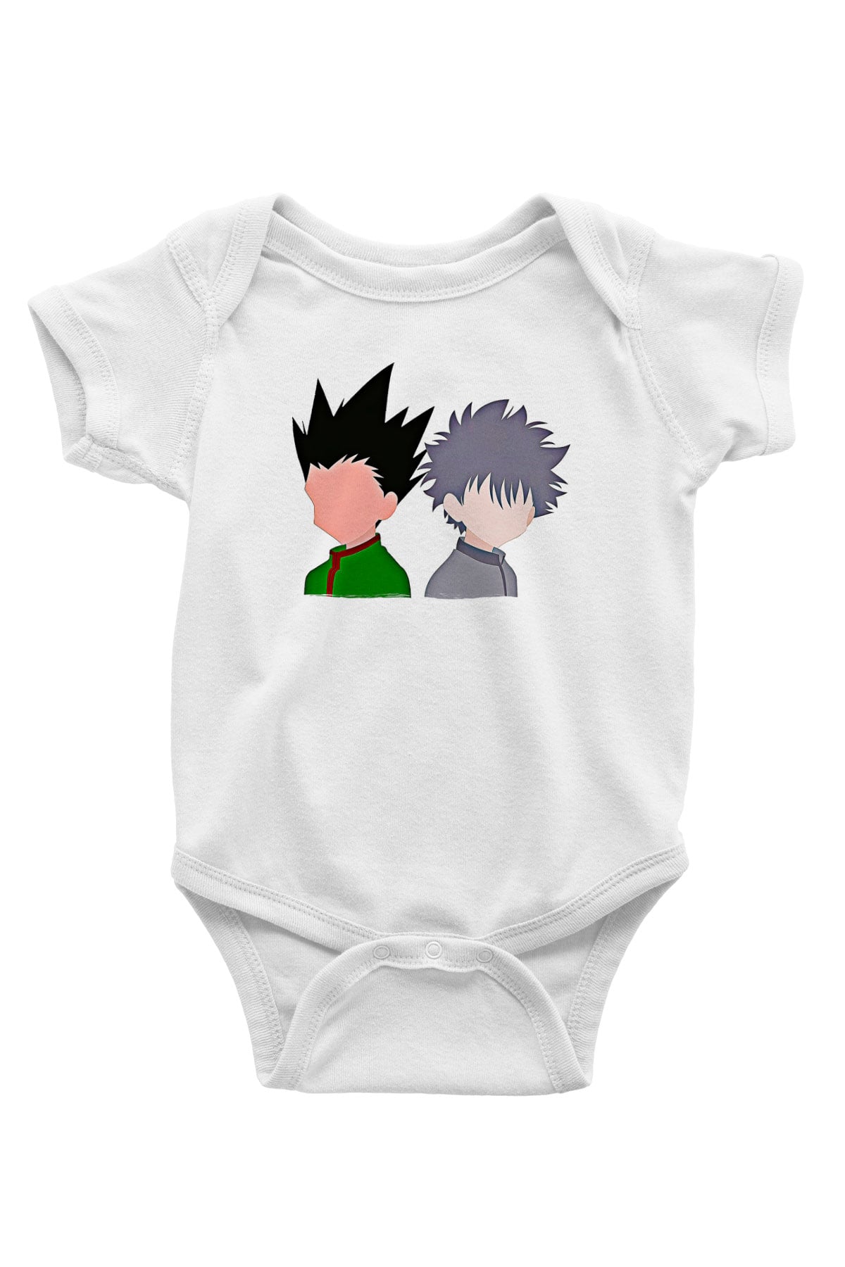 Hunter X Hunter Baskılı Beyaz Unisex Bebek Body - Zıbın