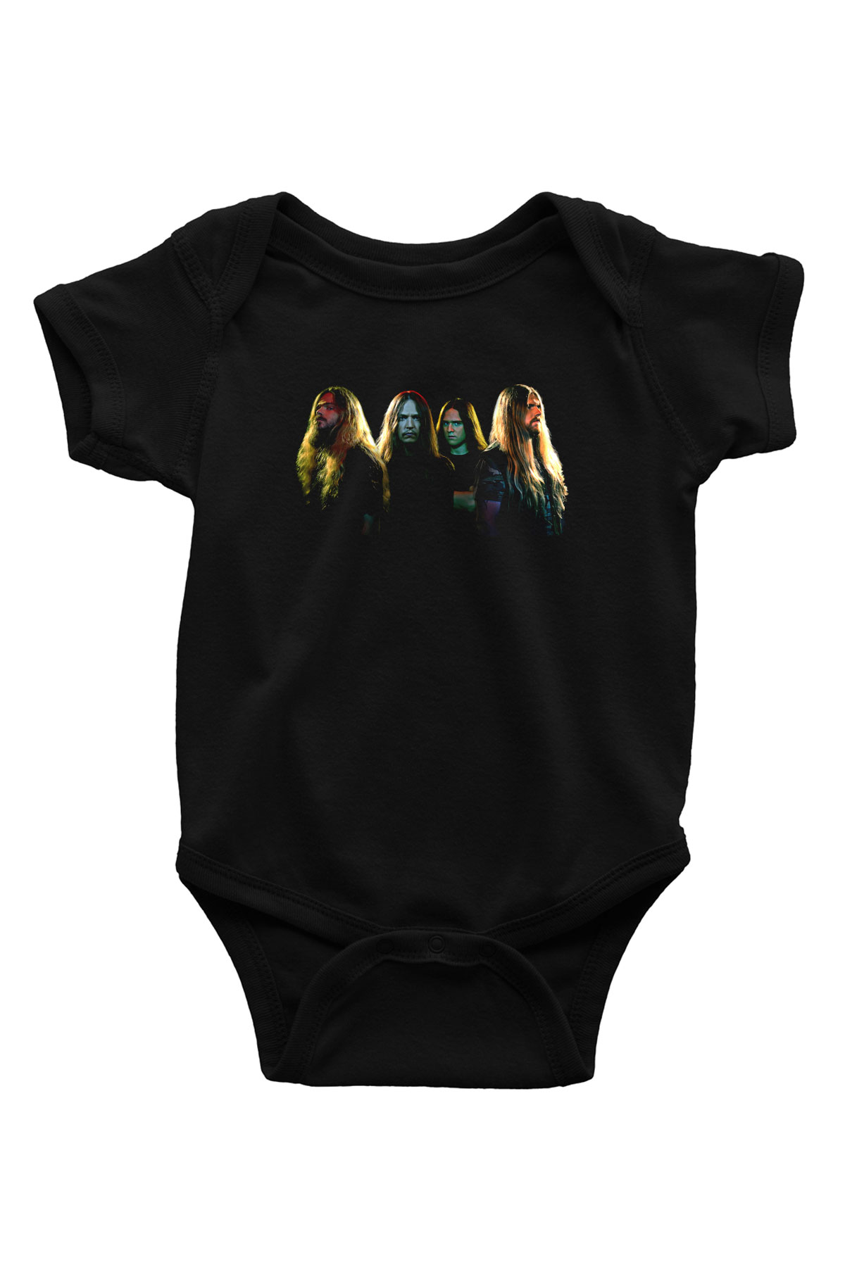 Hypocrisy Baskılı Unisex Siyah Bebek Body - Zıbın