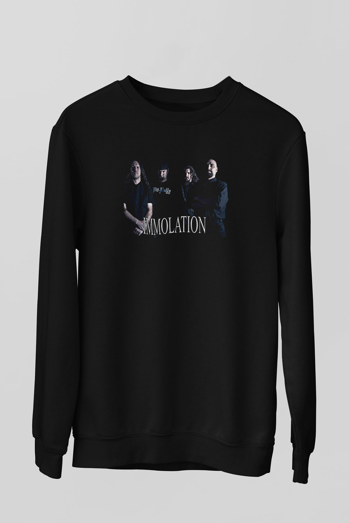 Hypocrisy Baskılı Unisex Siyah Sweatshirt