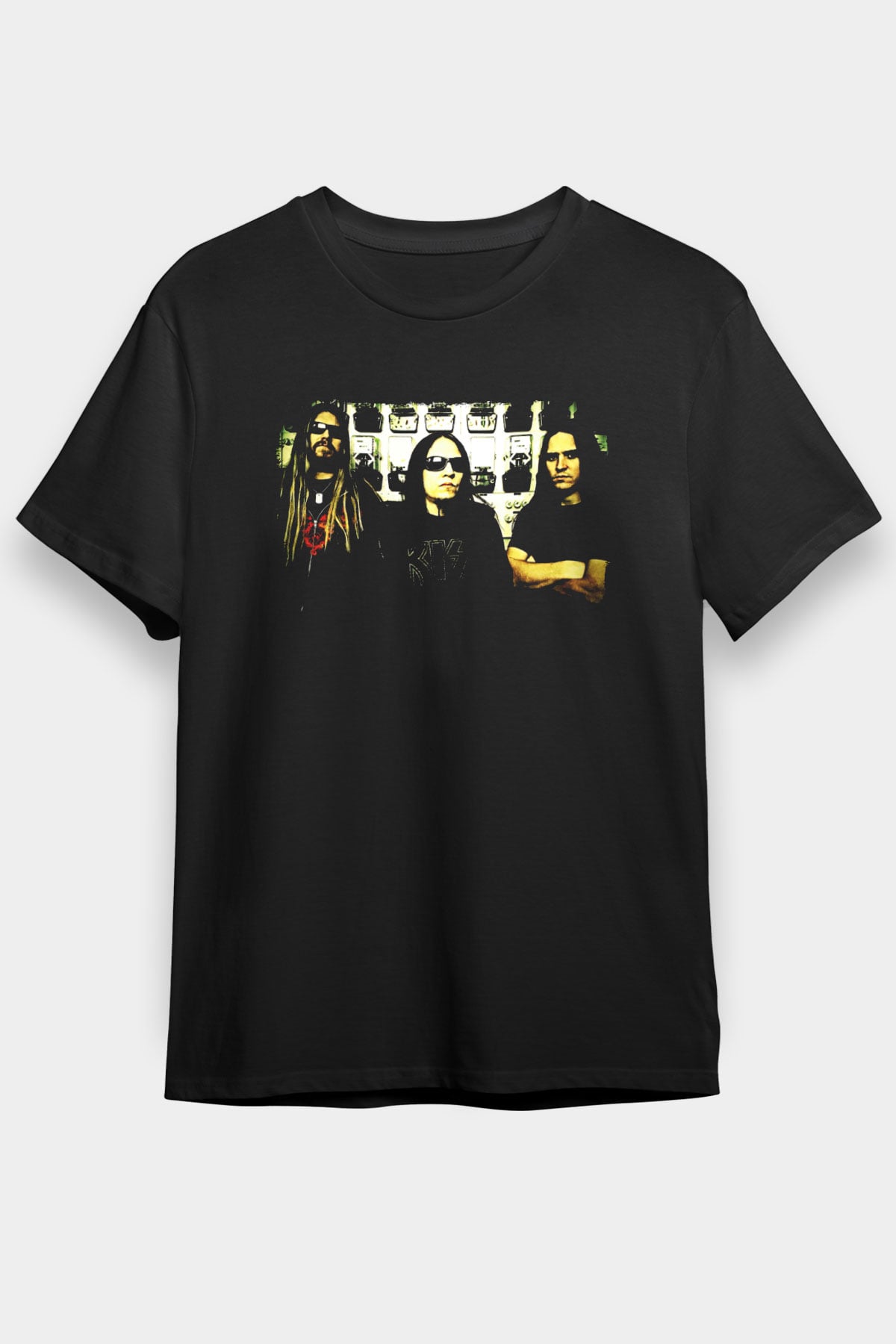Hypocrisy Baskılı Unisex Siyah Tişört - Tshirt