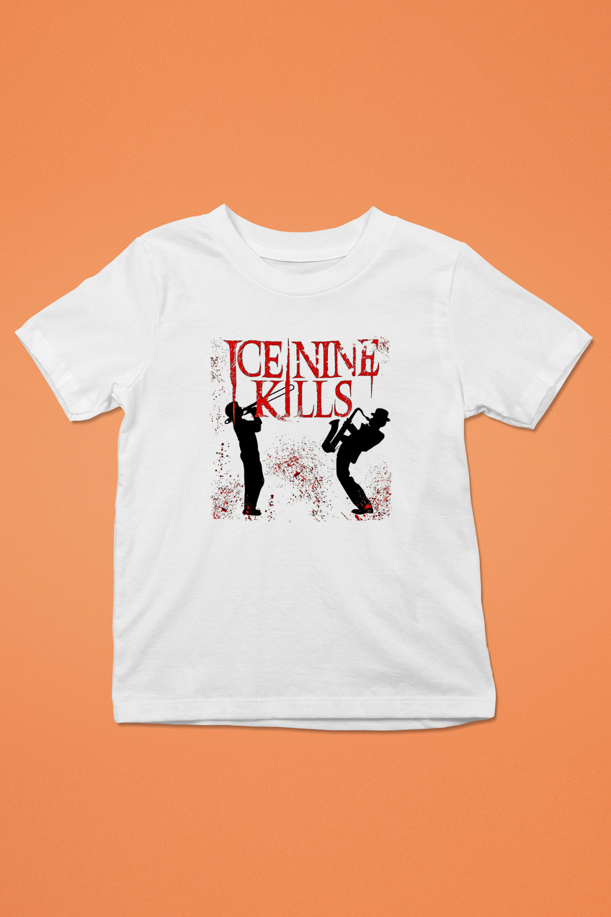 Ice Nine Kills Baskılı Beyaz Unisex Beyaz Çocuk Tişört - Tshirt