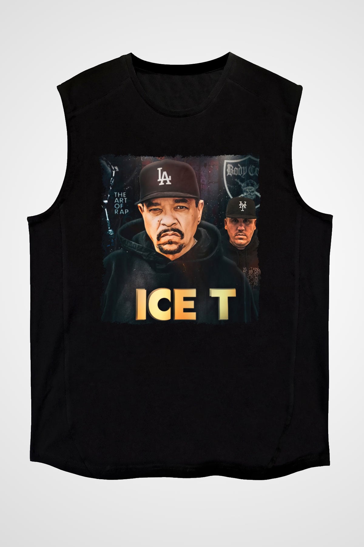 Ice-T Siyah Unisex Kolsuz Tişört