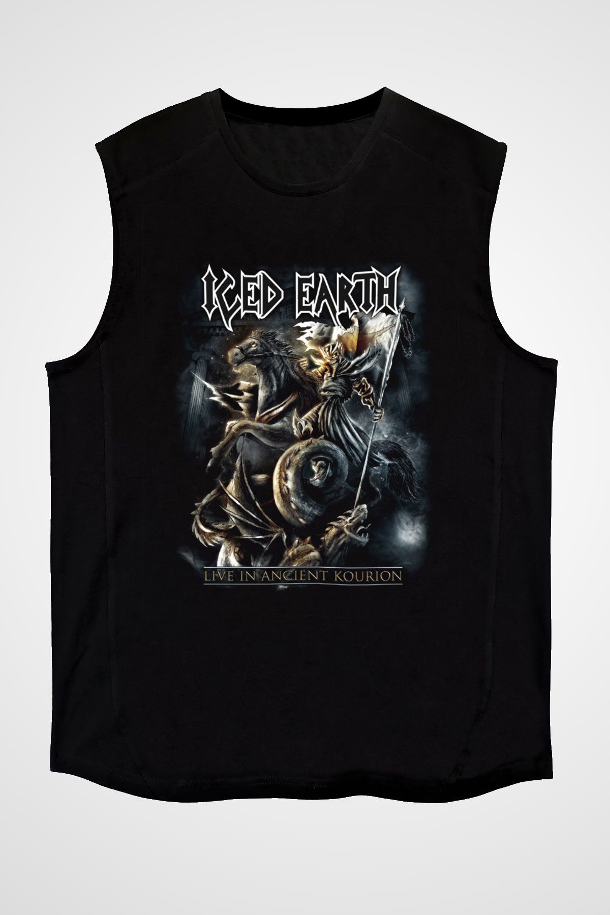 Iced Earth Siyah Unisex Kolsuz Tişört