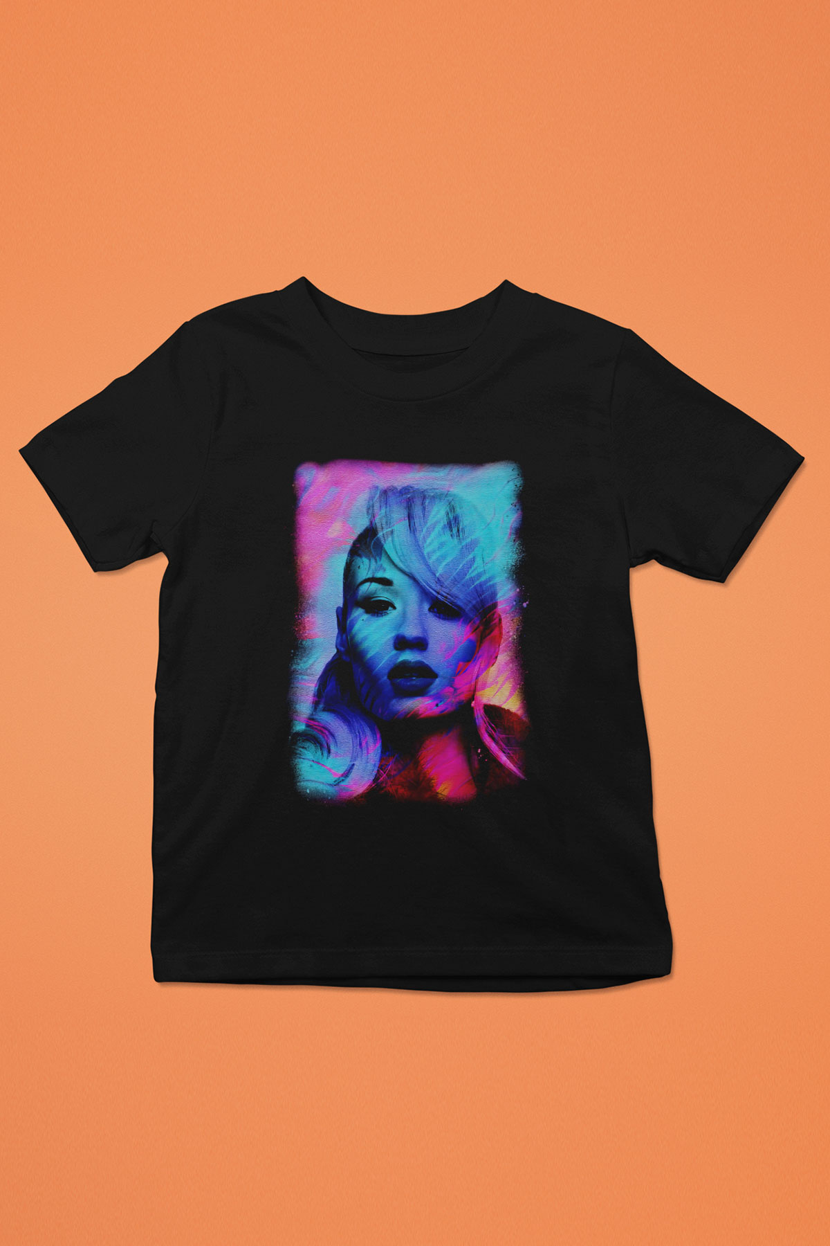 Iggy Azalea Siyah Unisex Çocuk Tişört