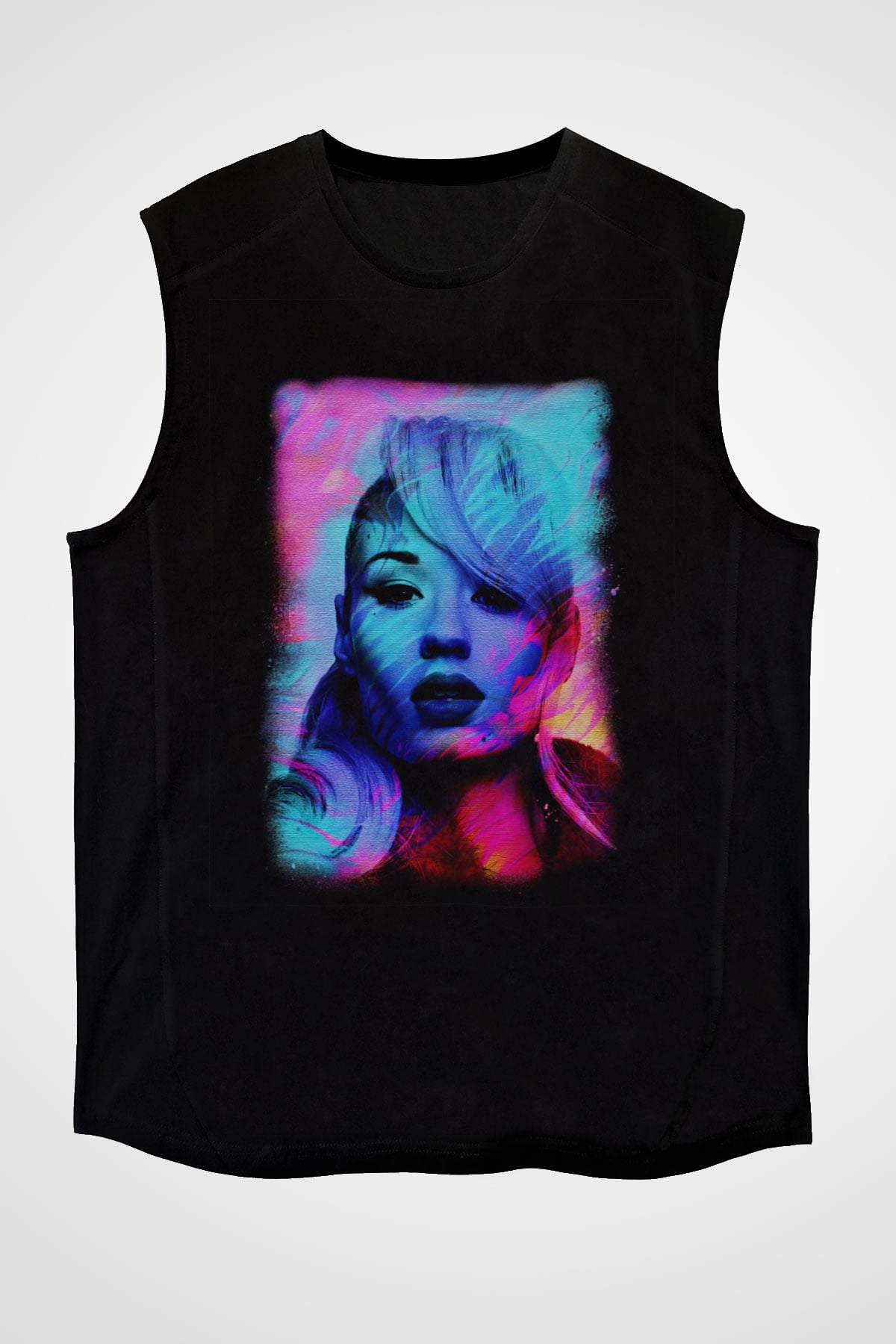 Iggy Azalea Siyah Unisex Kolsuz Tişört