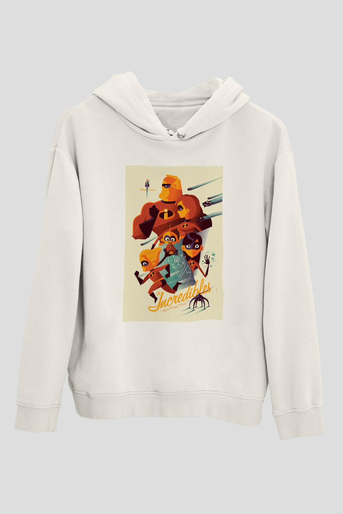 Incredibles (The) Beyaz Unisex Hoodie
