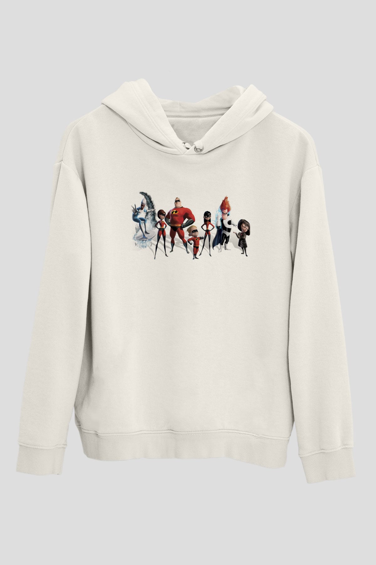 Incredibles (The) Beyaz Unisex Hoodie