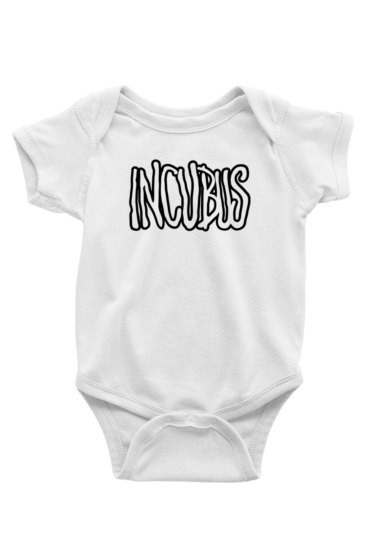 Incubus Baskılı Beyaz Unisex Bebek Body - Zıbın