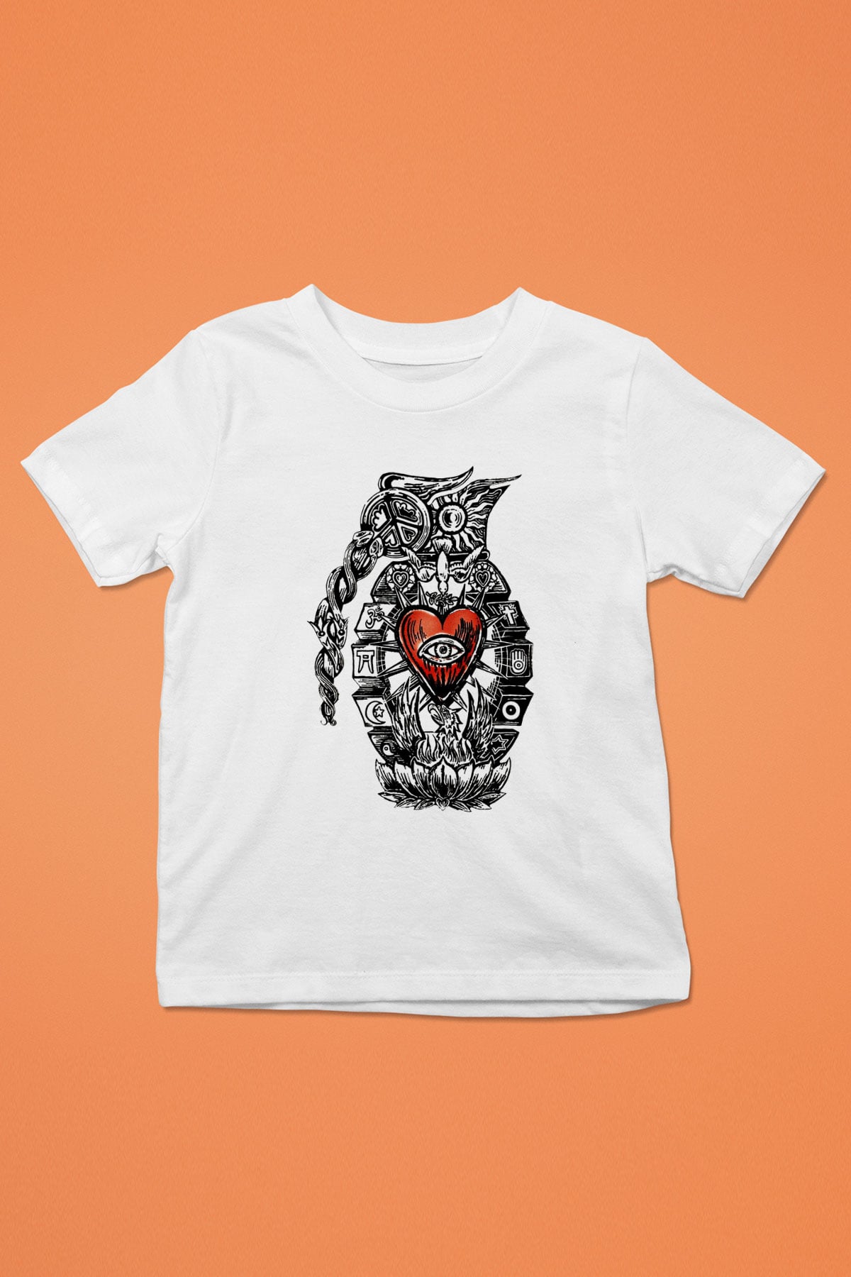 Incubus Baskılı Beyaz Unisex Çocuk Tişört