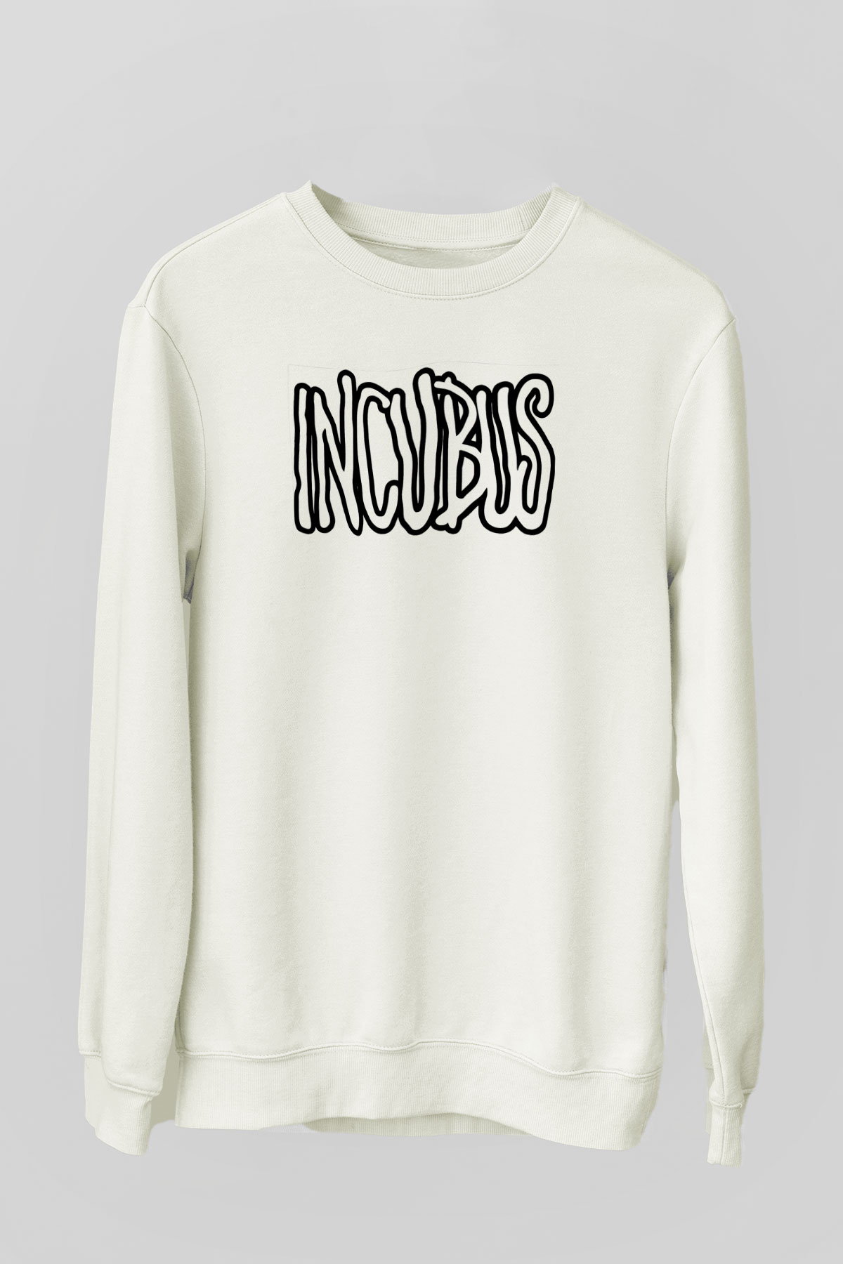 Incubus Beyaz Unisex Sweatshirt