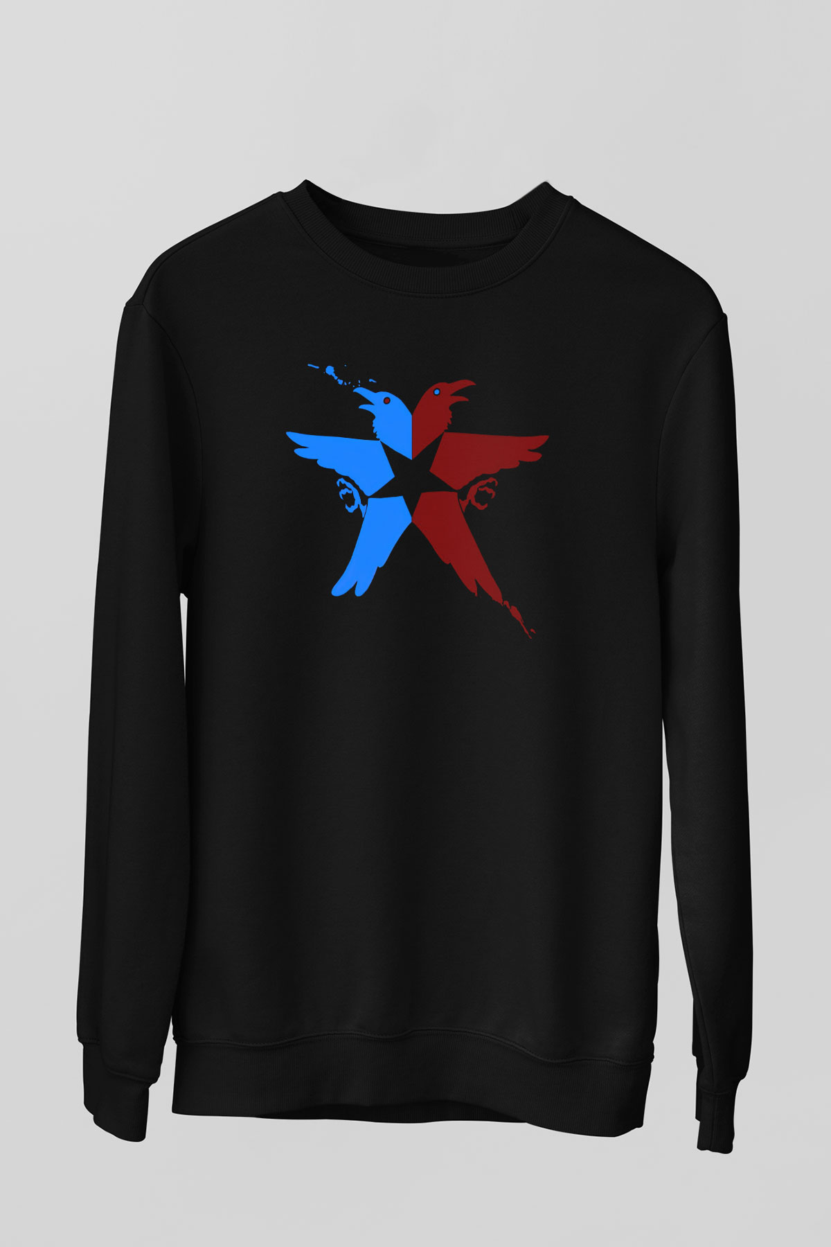 Infamous Siyah Unisex Sweatshirt