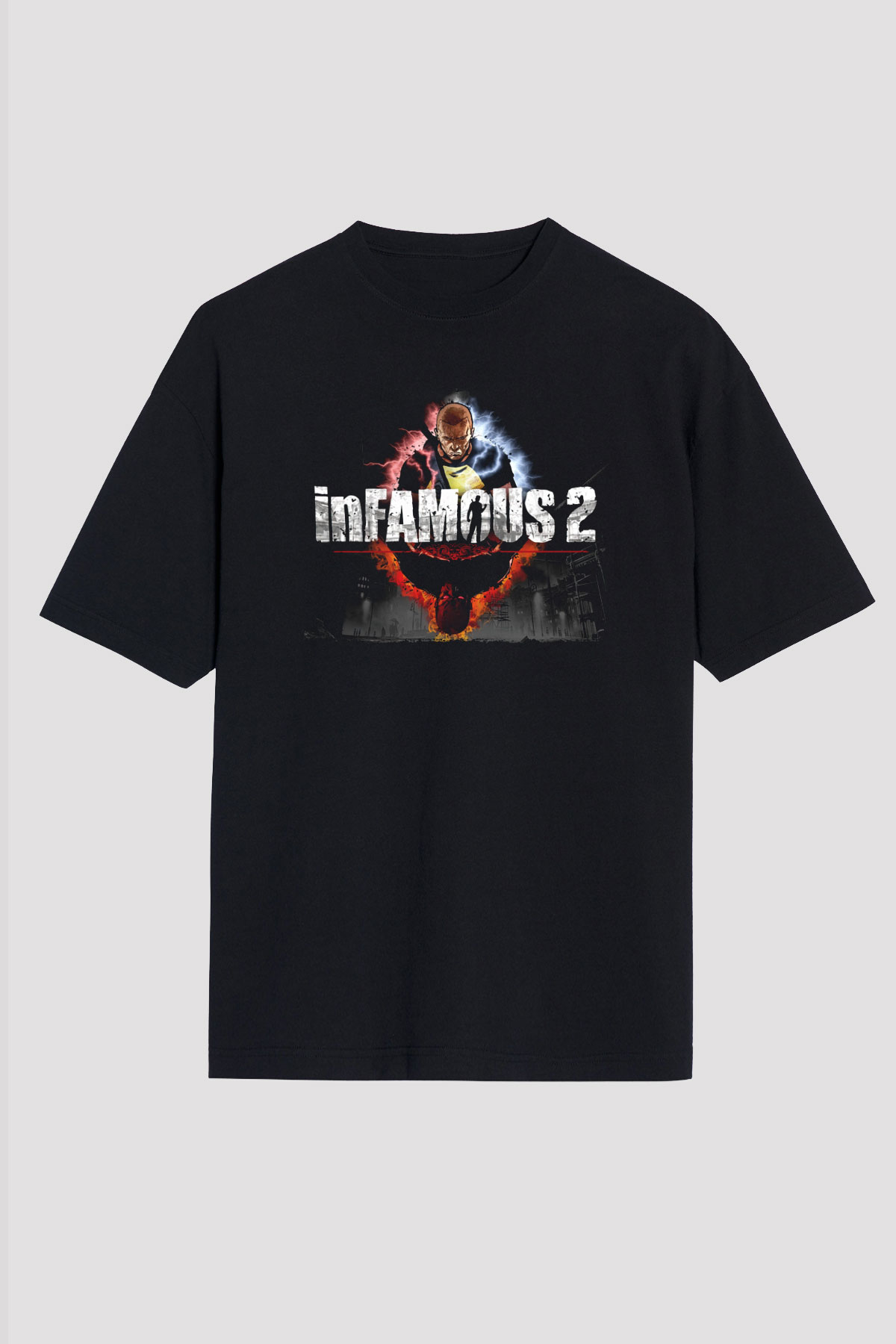 Infamous Siyah Unisex Tişört T-Shirt