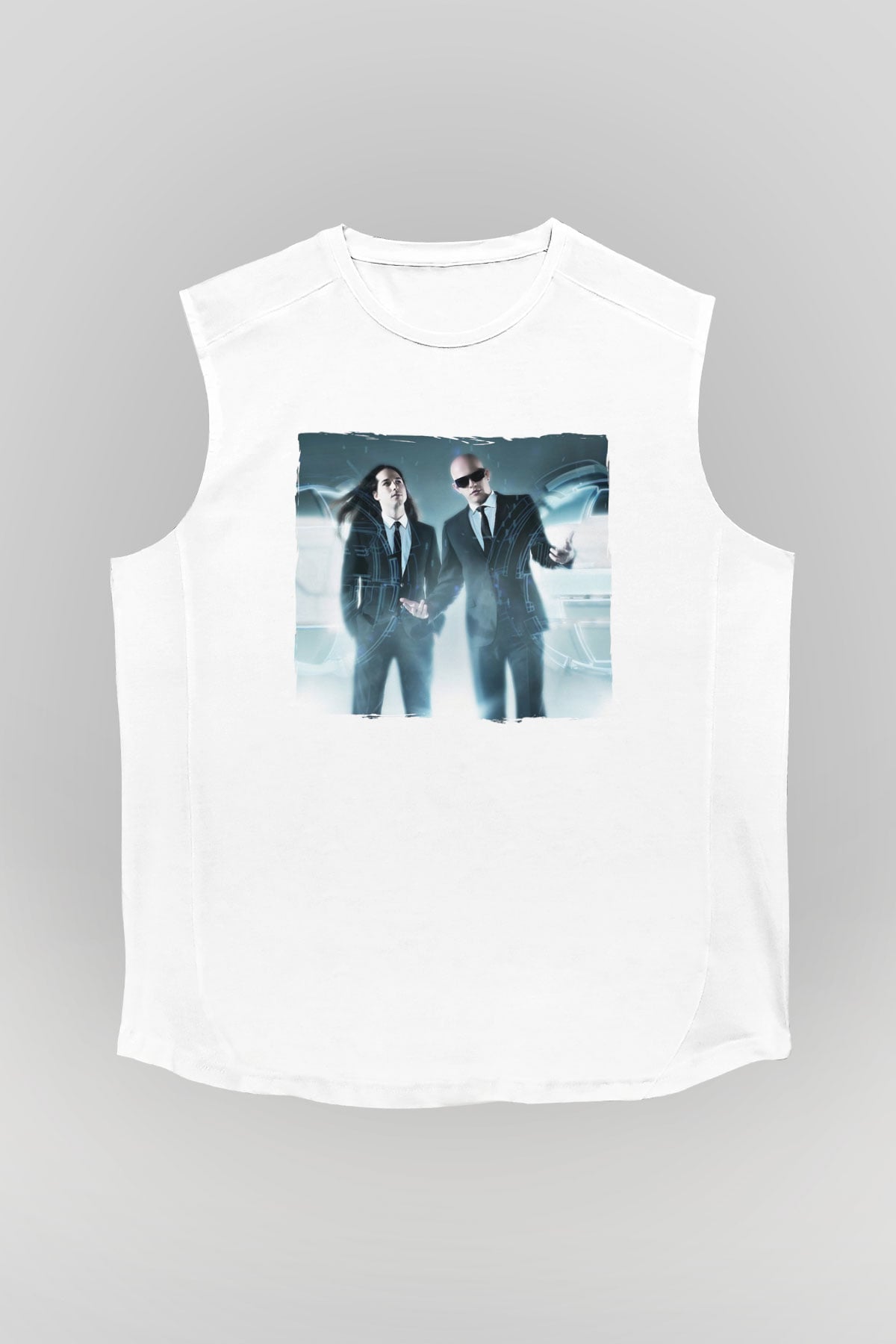 Infected Mushroom Beyaz Unisex Kolsuz Tişört
