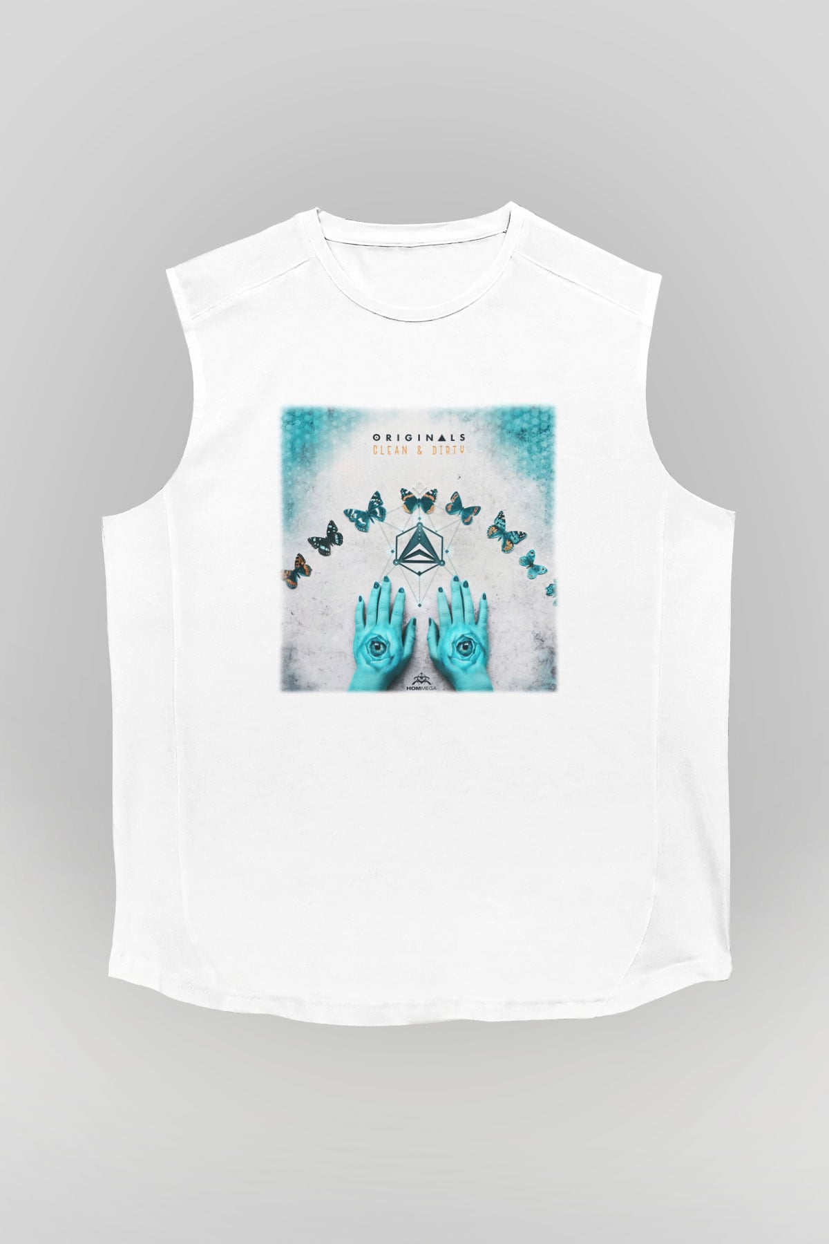 Infected Mushroom Beyaz Unisex Kolsuz Tişört
