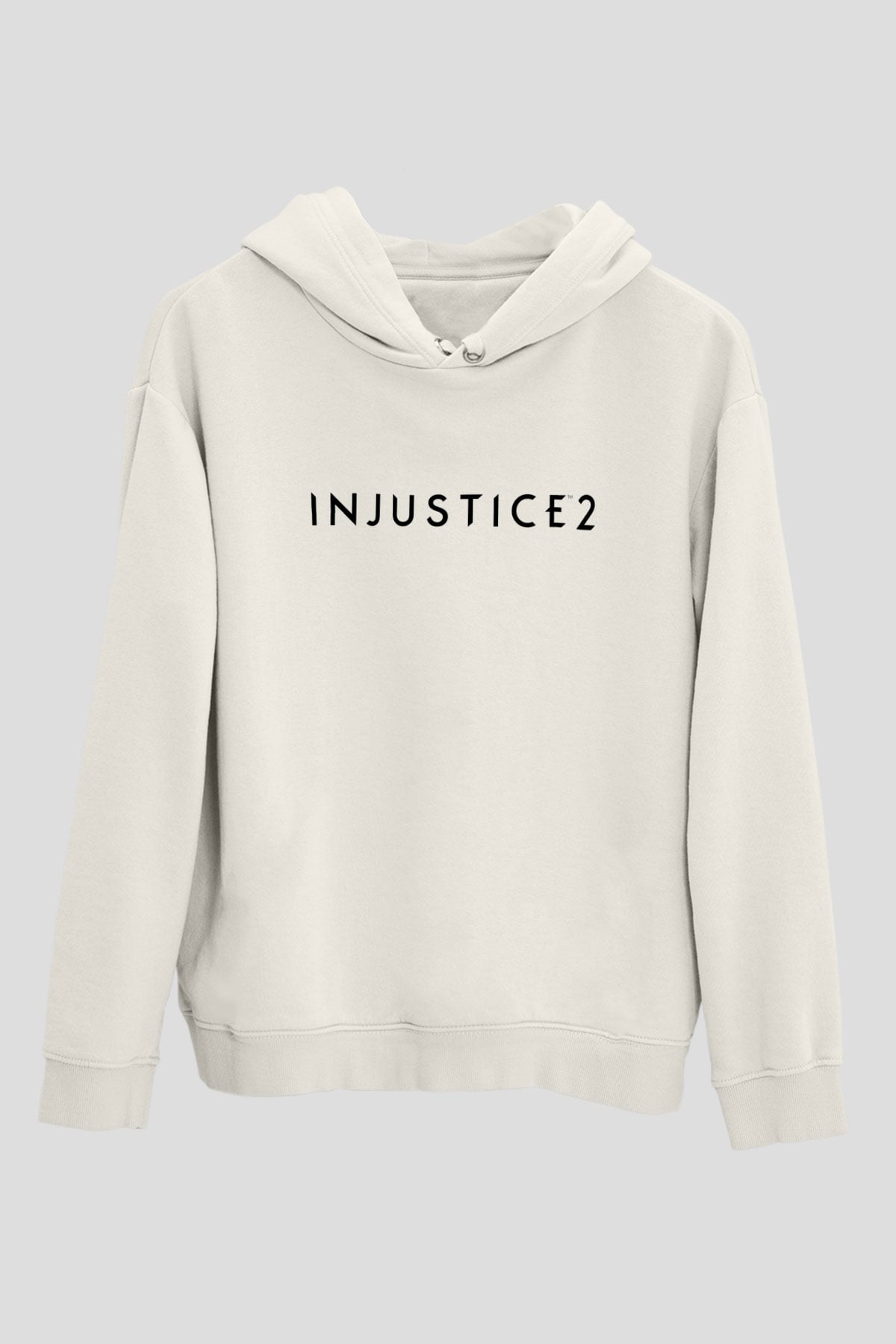 Injustice 2 Beyaz Unisex Kapşonlu Sweatshirt