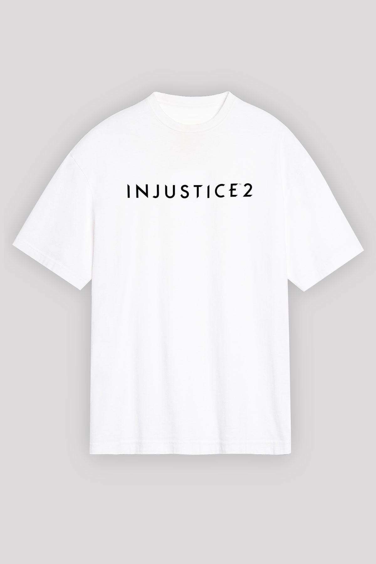 Injustice 2 Beyaz Unisex Oversize Tişört T-Shirt