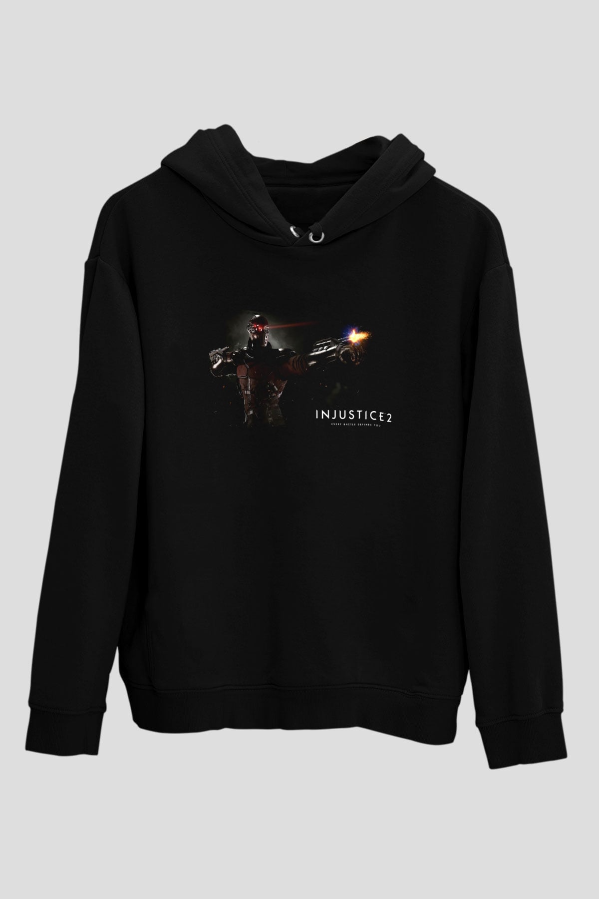 Injustice 2 Siyah Unisex Hoodie