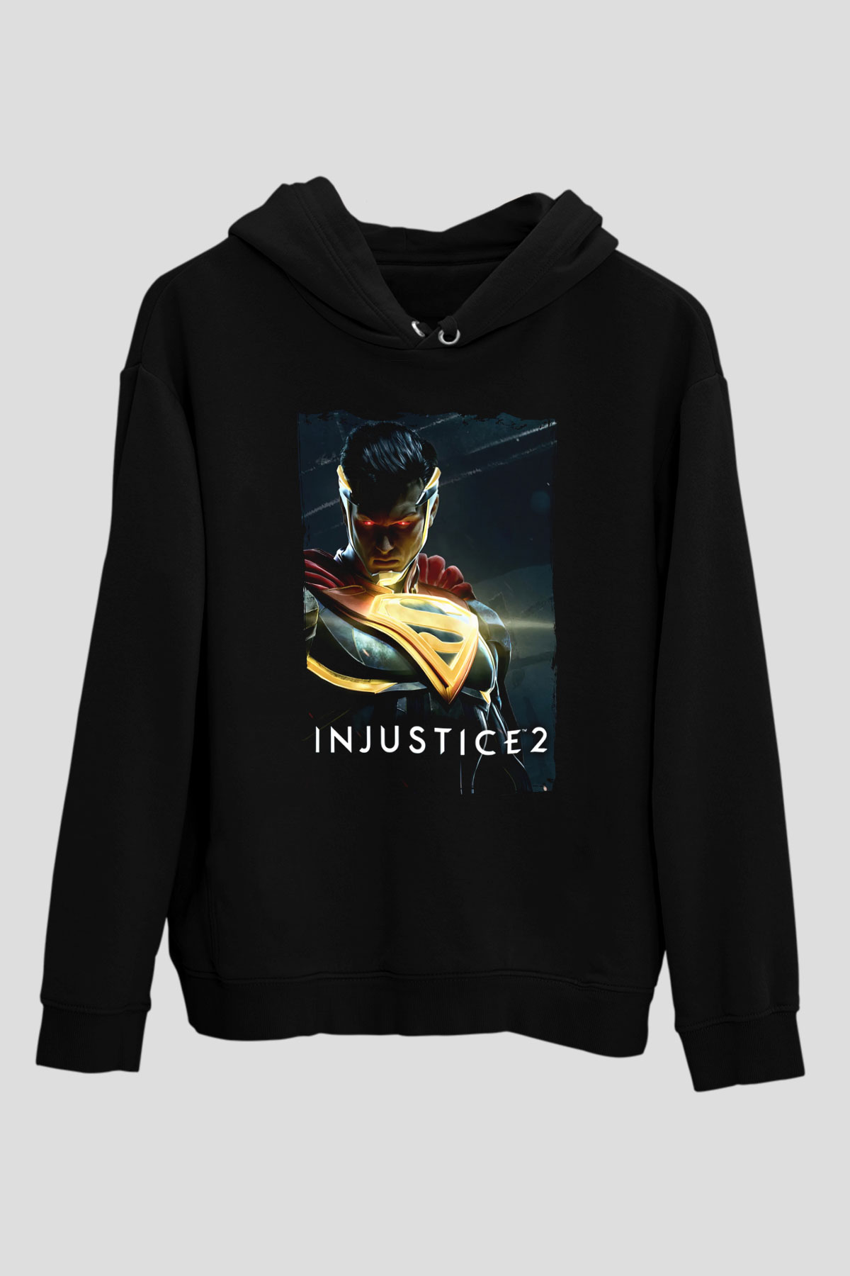 Injustice 2 Siyah Unisex Hoodie