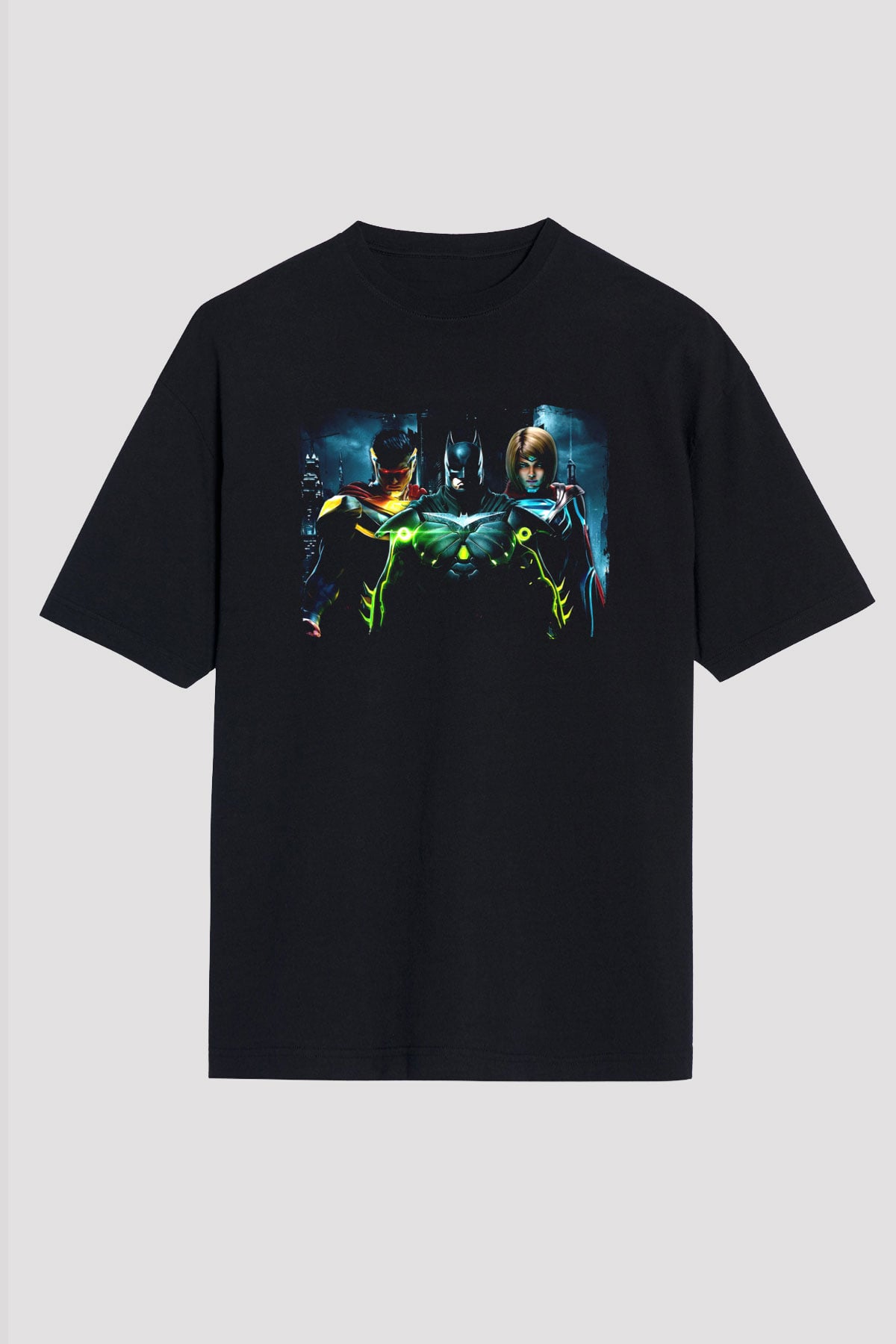 Injustice 2 Siyah Unisex Tişört T-Shirt