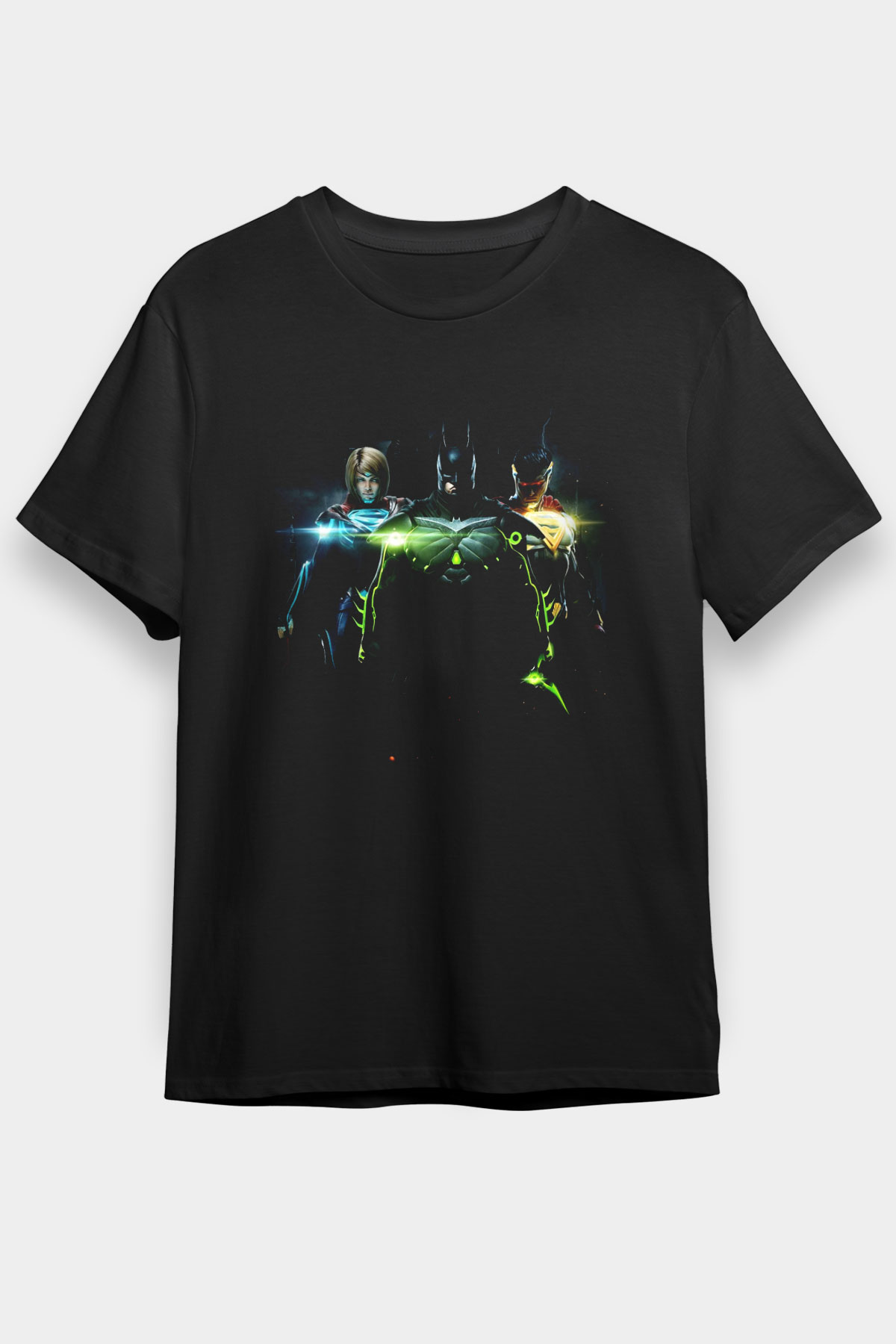 Injustice 2 Siyah Unisex Tişört T-Shirt