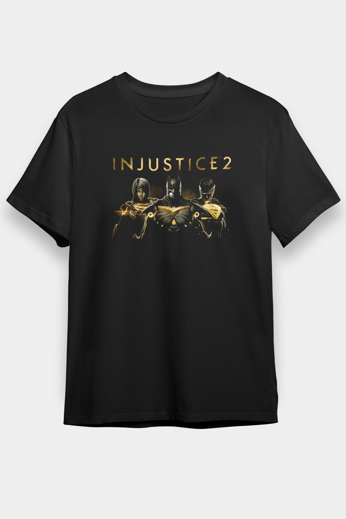 Injustice 2 Siyah Unisex Tişört T-Shirt