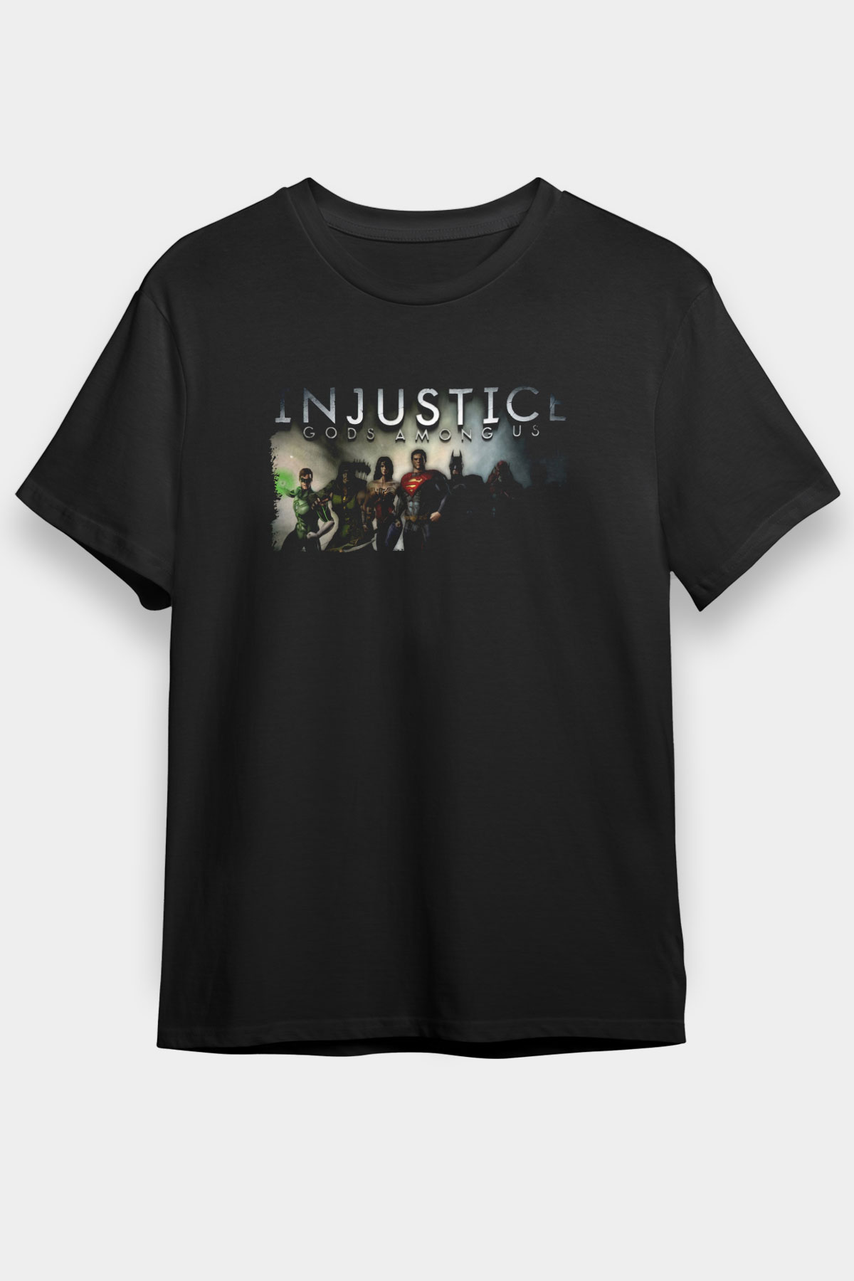 Injustice 2 Siyah Unisex Tişört T-Shirt