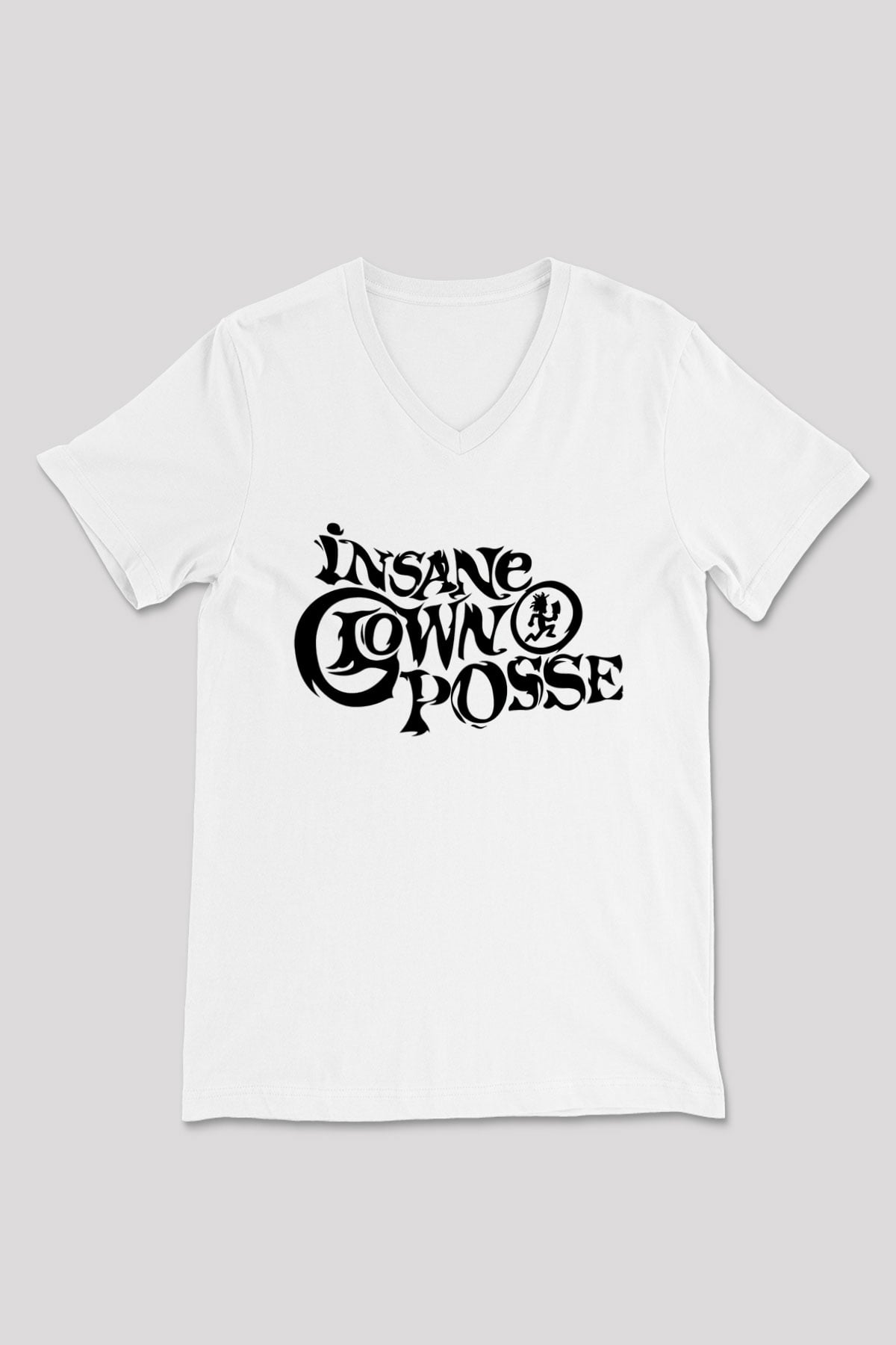 Insane Clown Posse Beyaz Unisex V Yaka Tişört