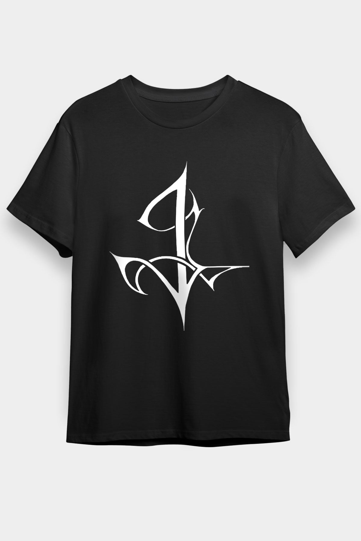 Insomnium Baskılı Unisex Siyah Tişört - Tshirt