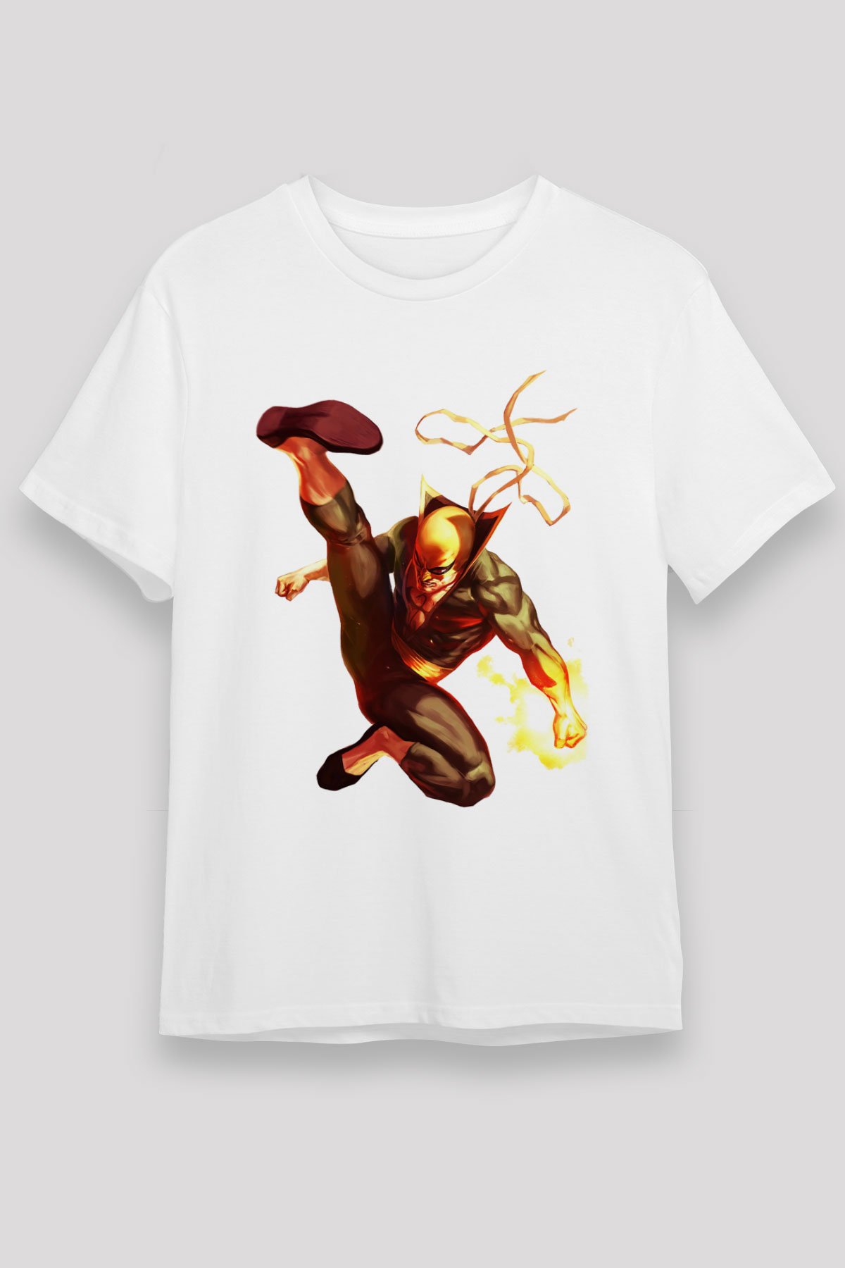 Iron Fist White Unisex Graphic Tee - STREETWEAR