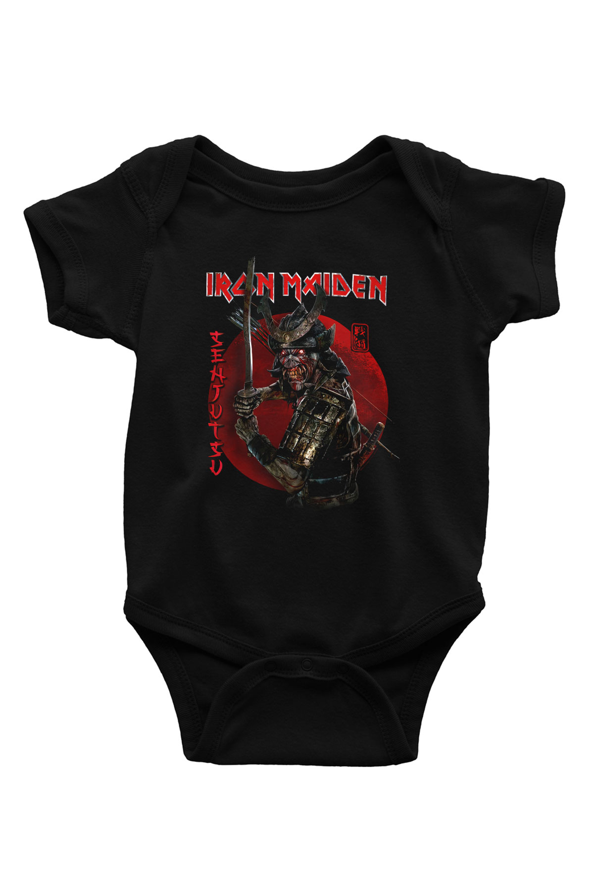 Iron Maiden Siyah Bebek Body - Zıbın