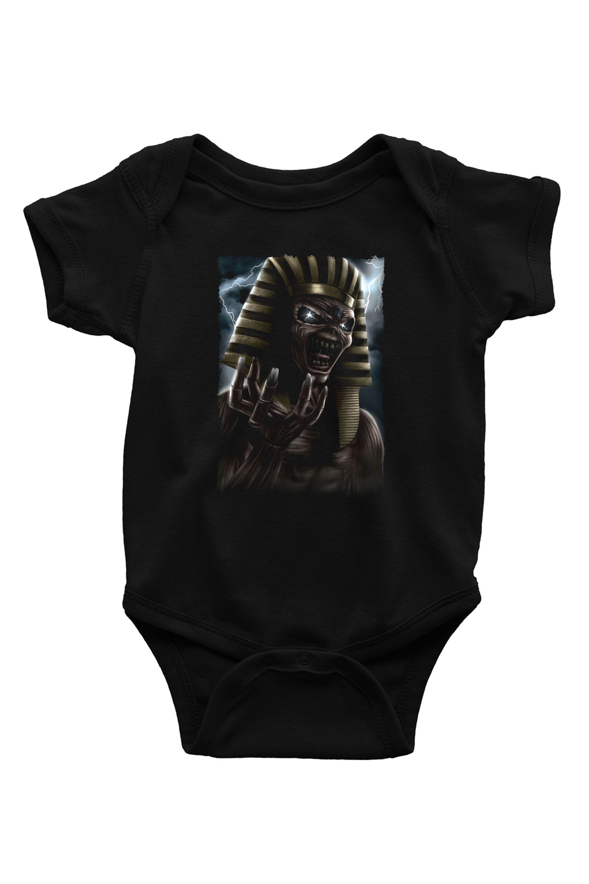 Iron Maiden Siyah Bebek Body - Zıbın