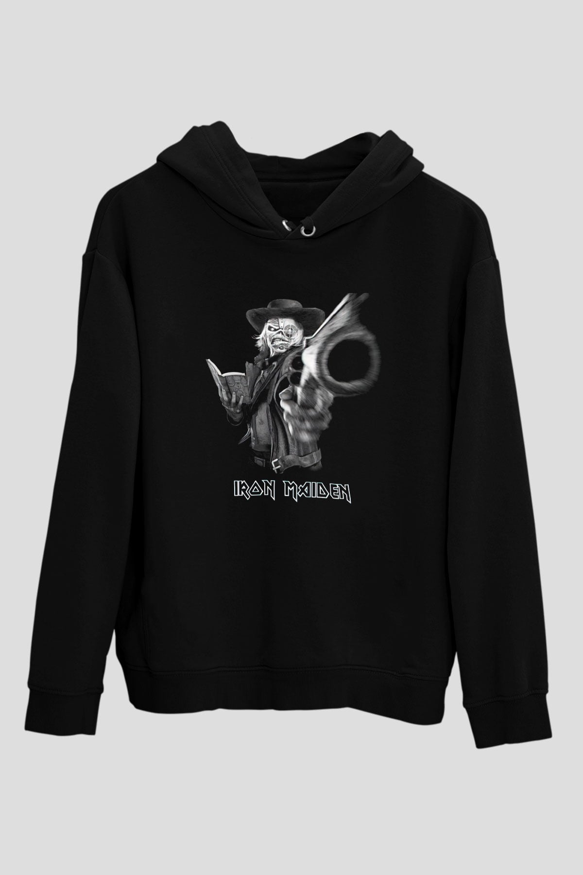 Iron Maiden Siyah Unisex Hoodie