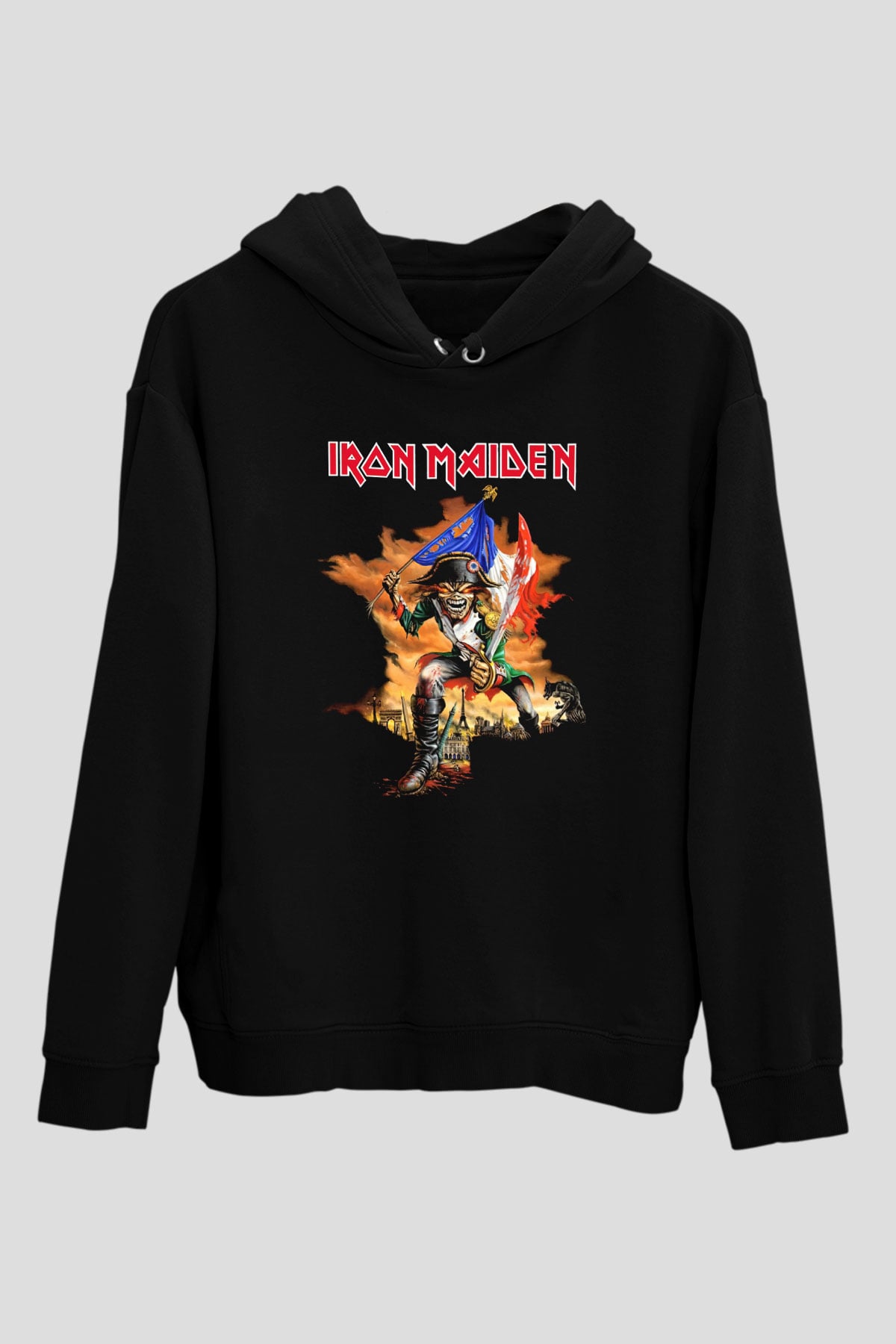 Iron Maiden Siyah Unisex Hoodie