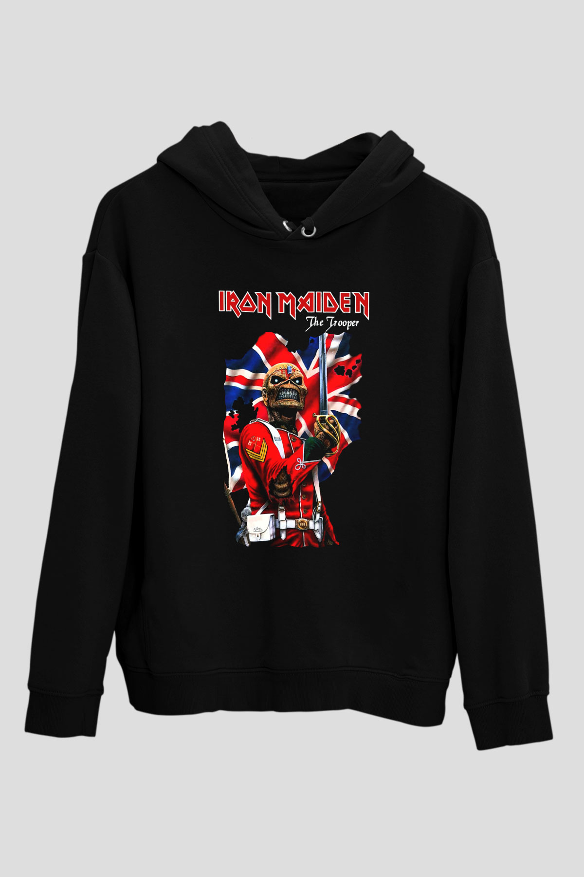Iron Maiden Siyah Unisex Hoodie