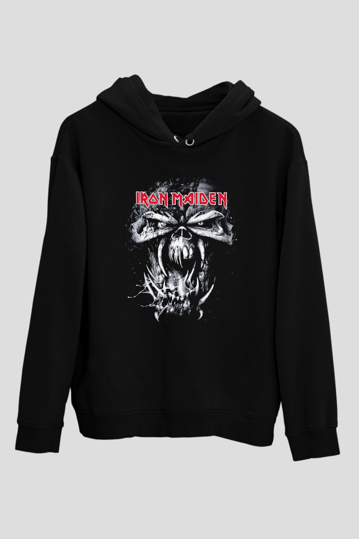 Iron Maiden Siyah Unisex Hoodie