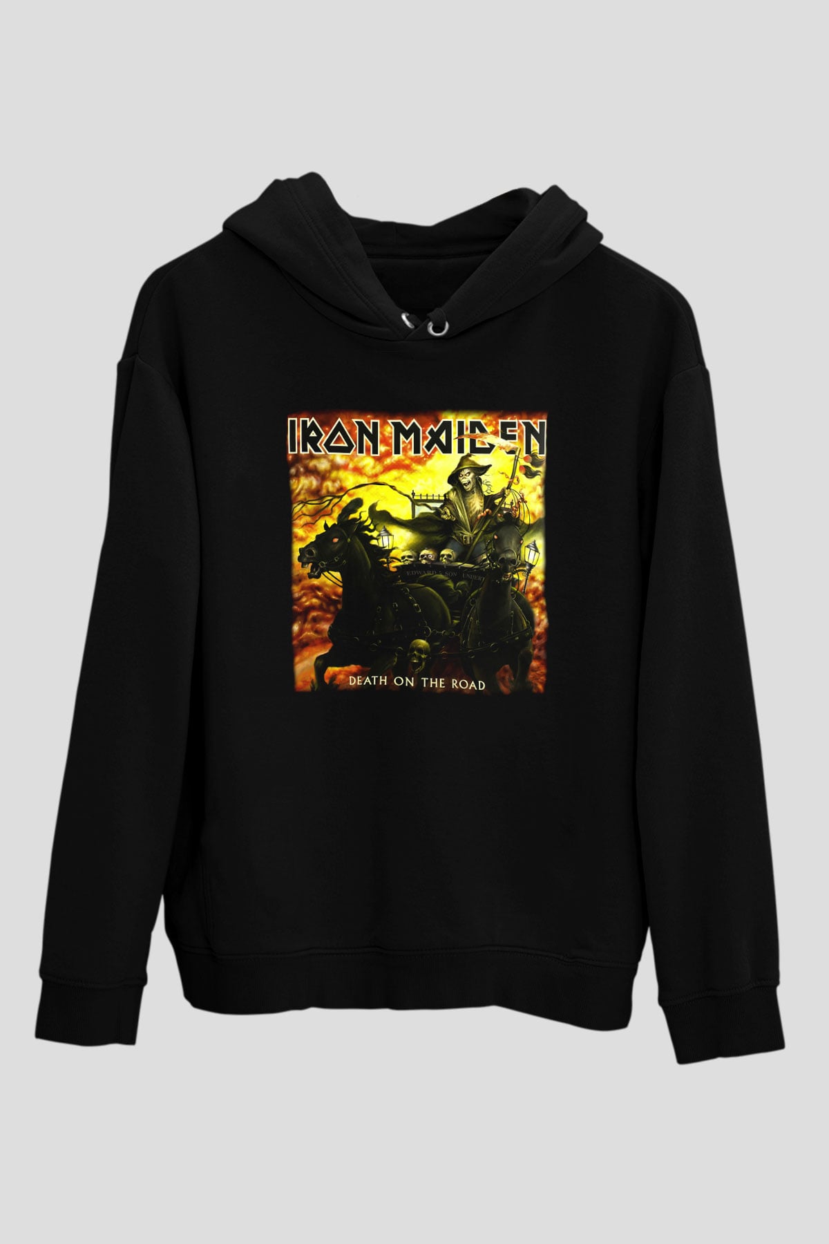 Iron Maiden Siyah Unisex Hoodie