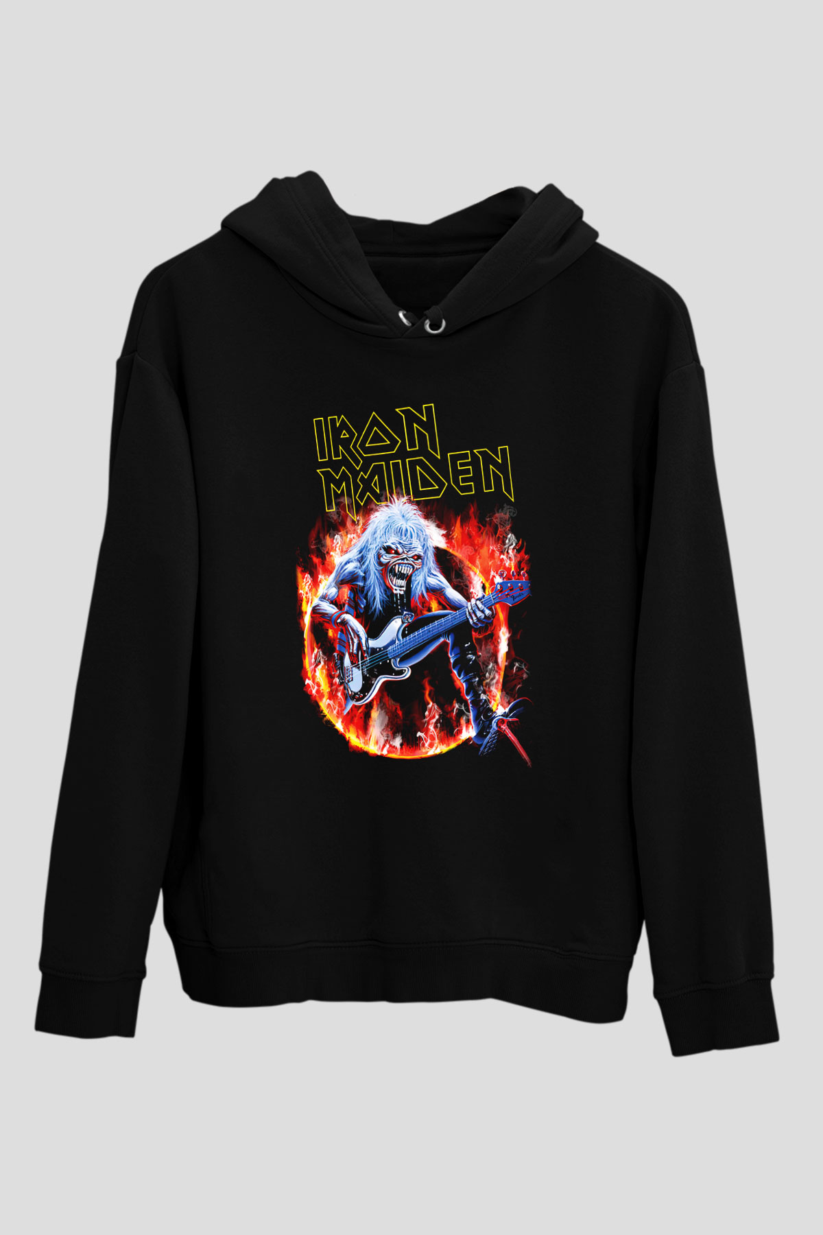 Iron Maiden Siyah Unisex Hoodie