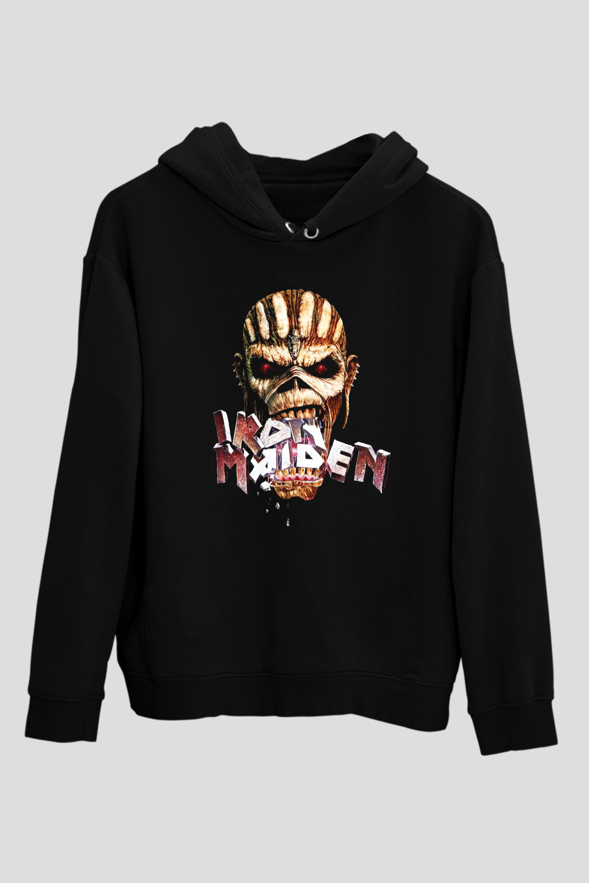 Iron Maiden Siyah Unisex Hoodie