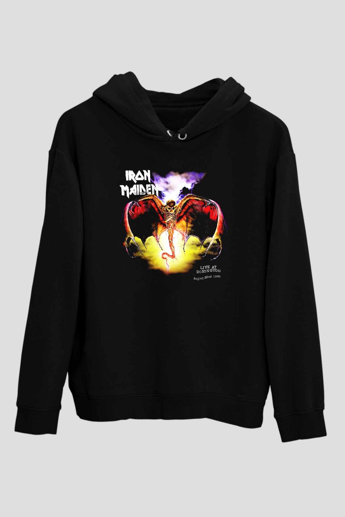 Iron Maiden Siyah Unisex Hoodie