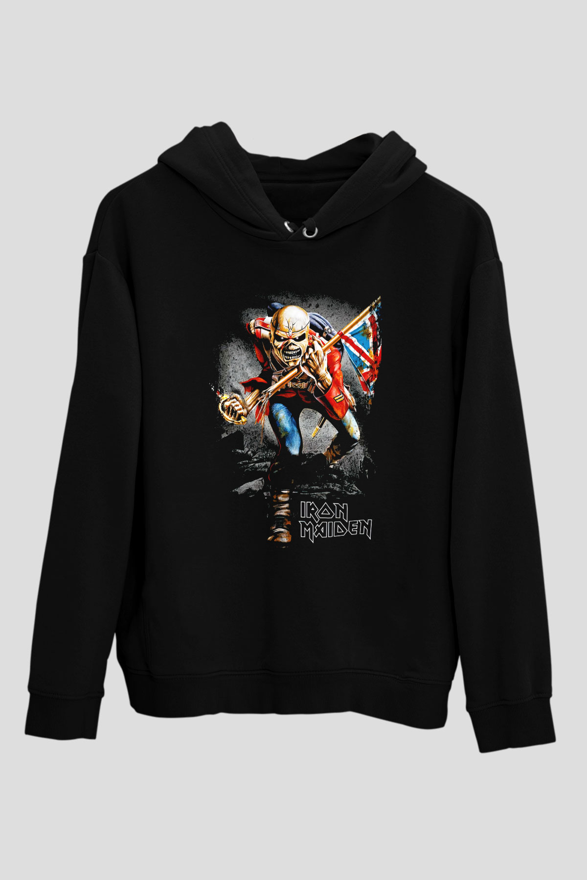 Iron Maiden Siyah Unisex Hoodie