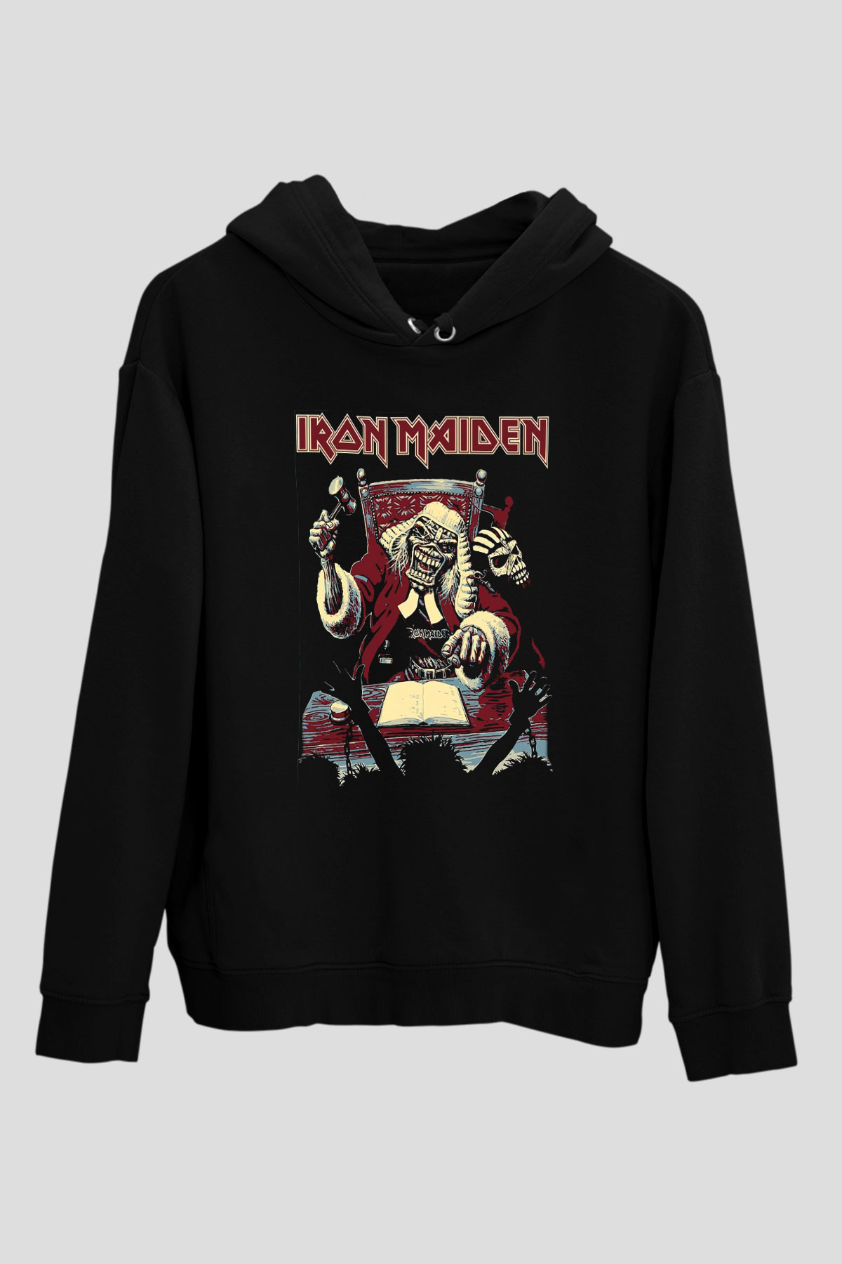 Iron Maiden Siyah Unisex Hoodie
