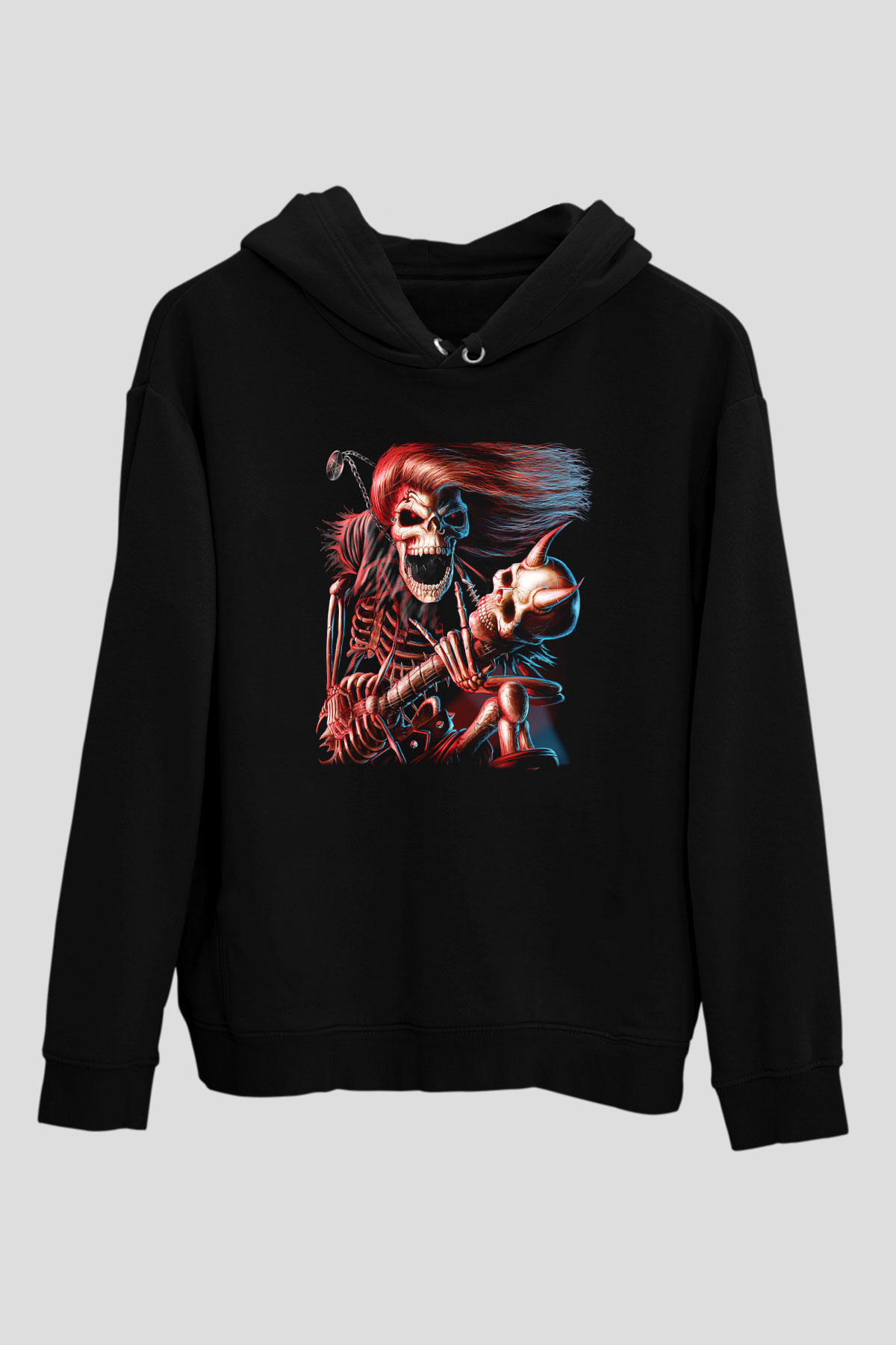 Iron Maiden Siyah Unisex Hoodie