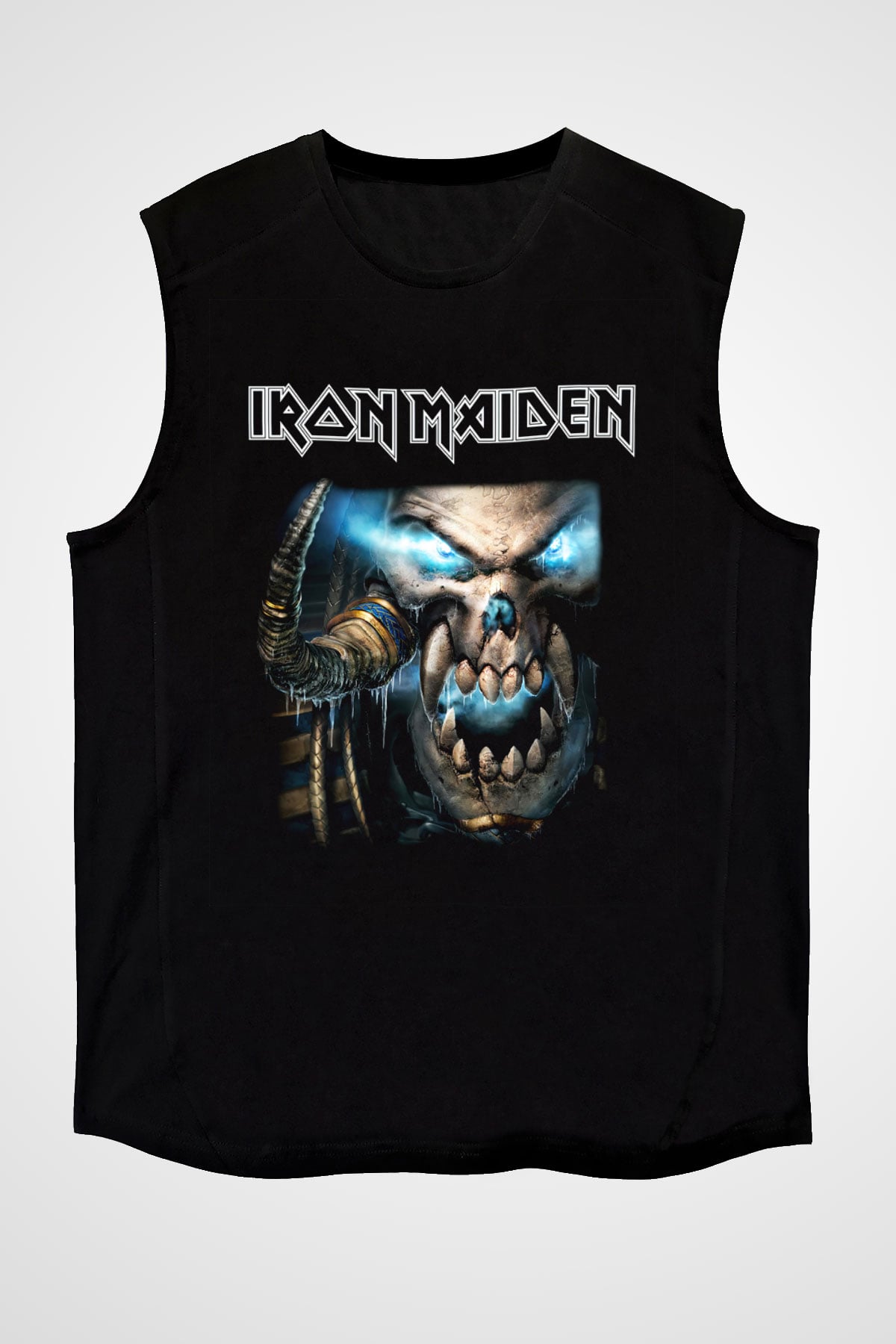 Iron Maiden Siyah Unisex Kolsuz Tişört